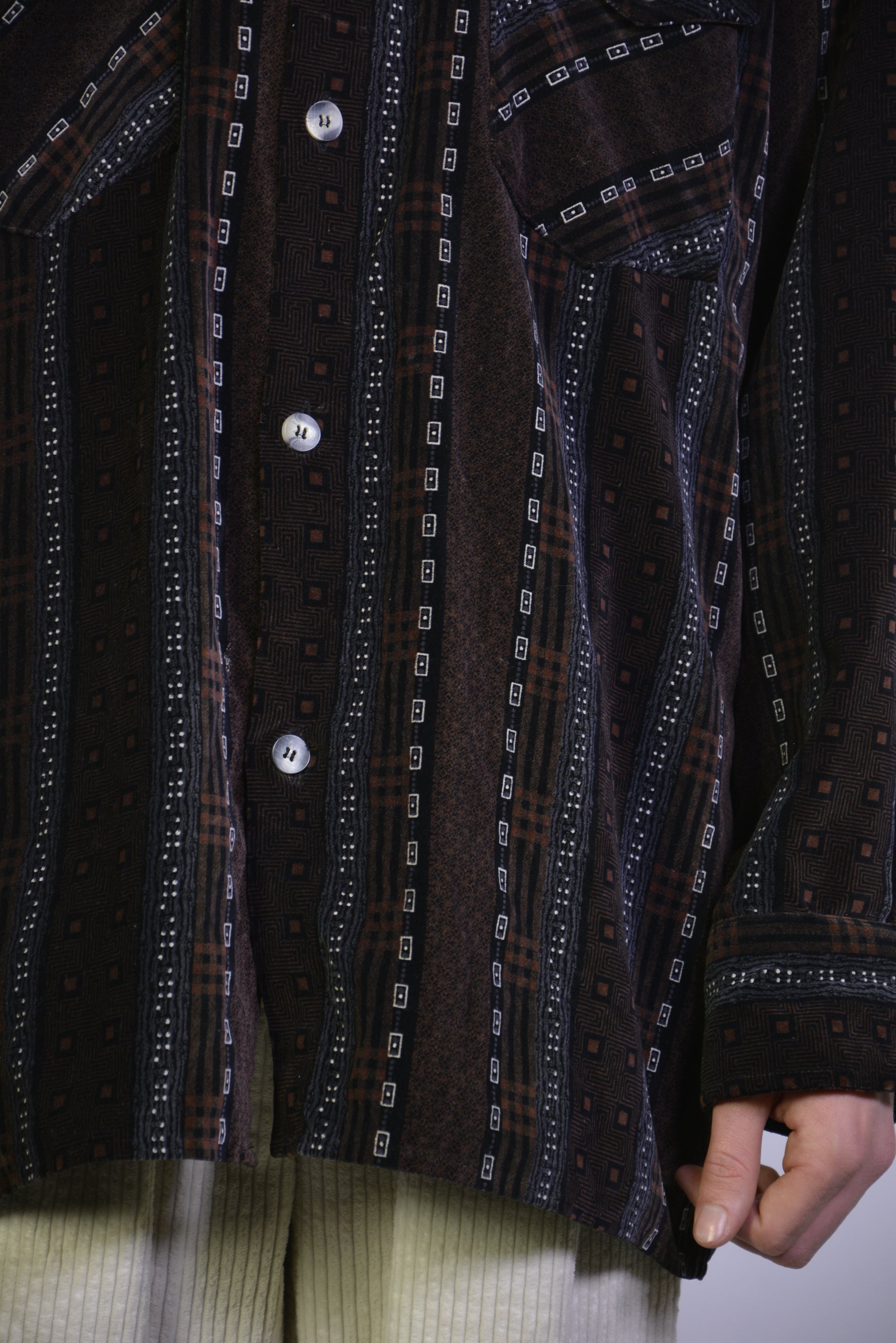 70s cord shirt - PICKNWEIGHT - VINTAGE KILO STORE