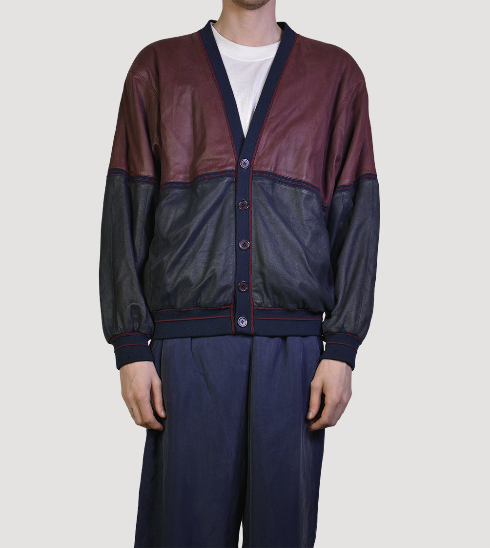 80s leather jacket - PICKNWEIGHT - VINTAGE KILO STORE