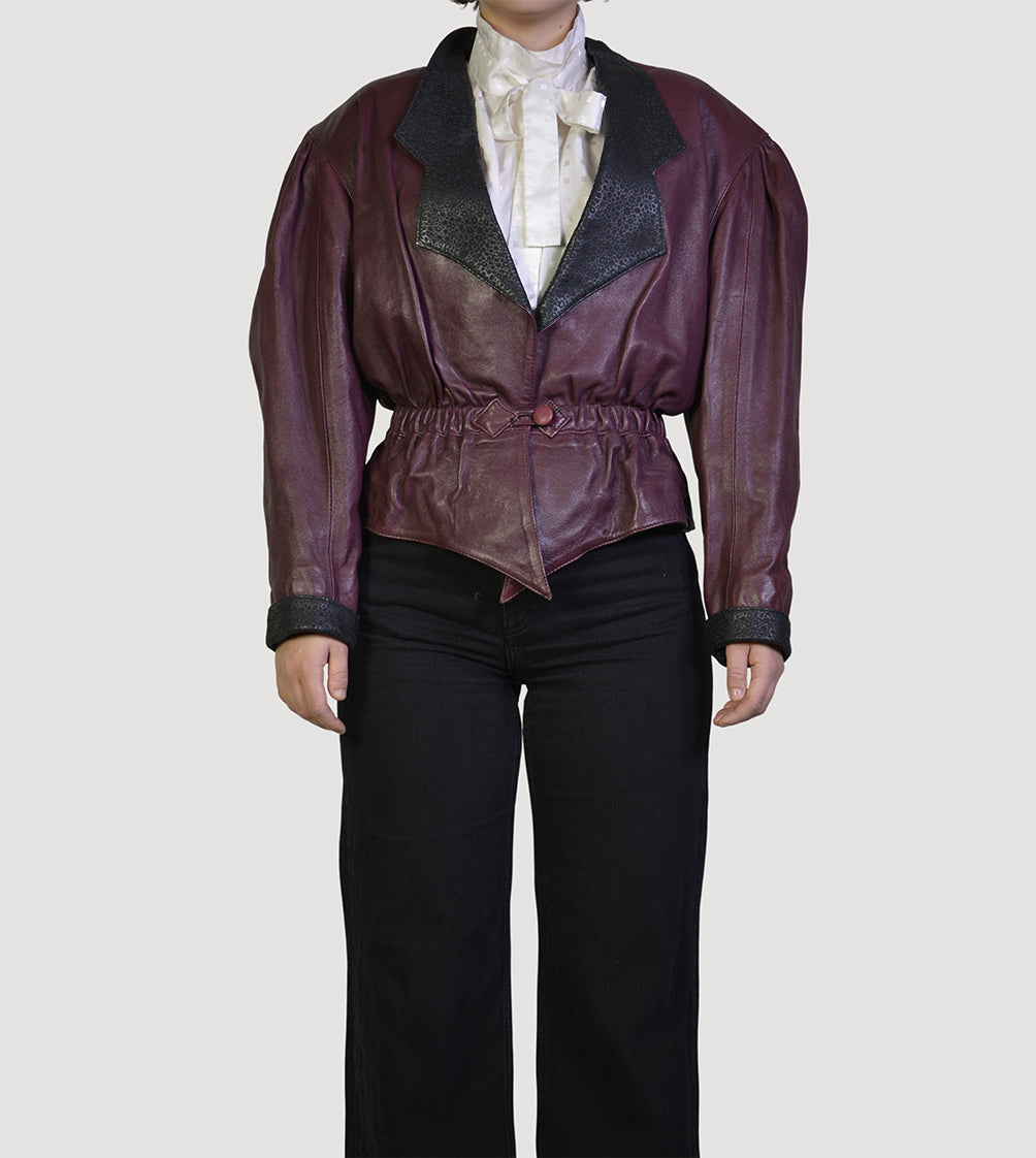 80s leatherjacket - PICKNWEIGHT - VINTAGE KILO STORE