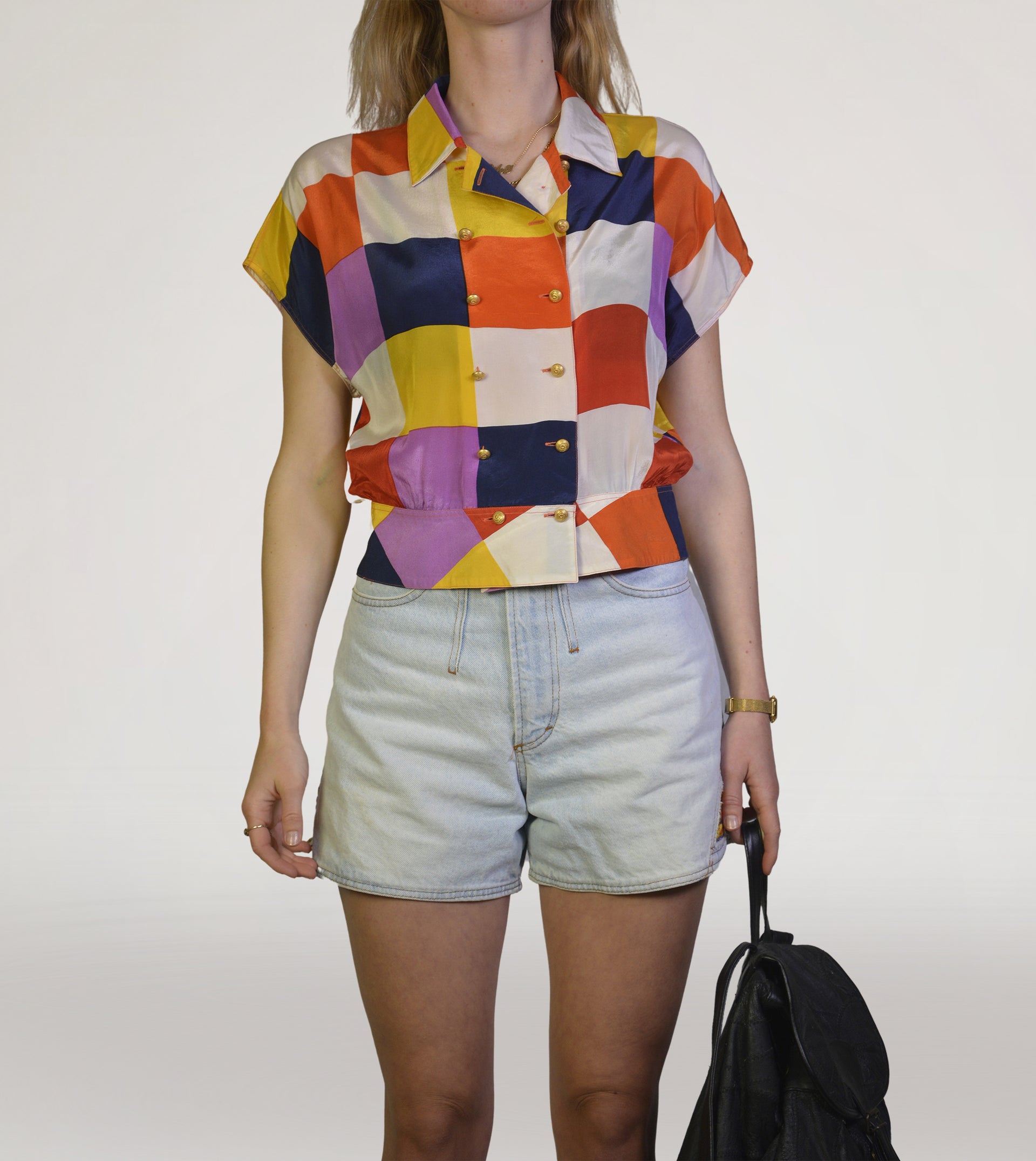 80s silk blouse - PICKNWEIGHT - VINTAGE KILO STORE