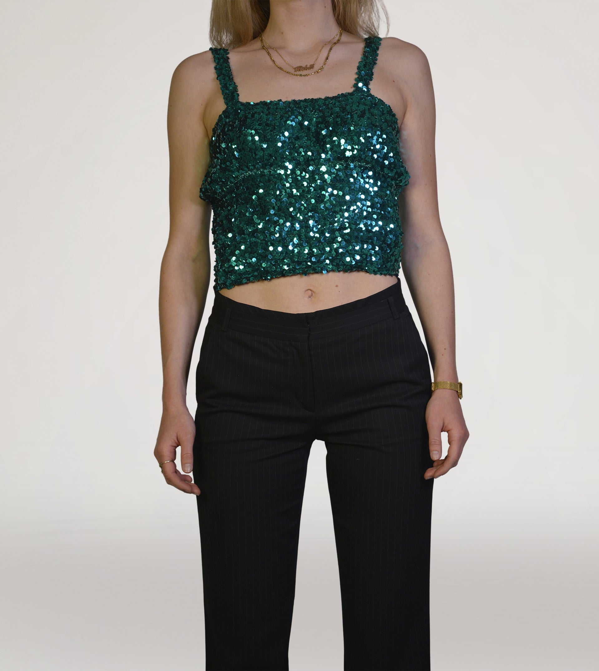 80s lurex top - PICKNWEIGHT - VINTAGE KILO STORE