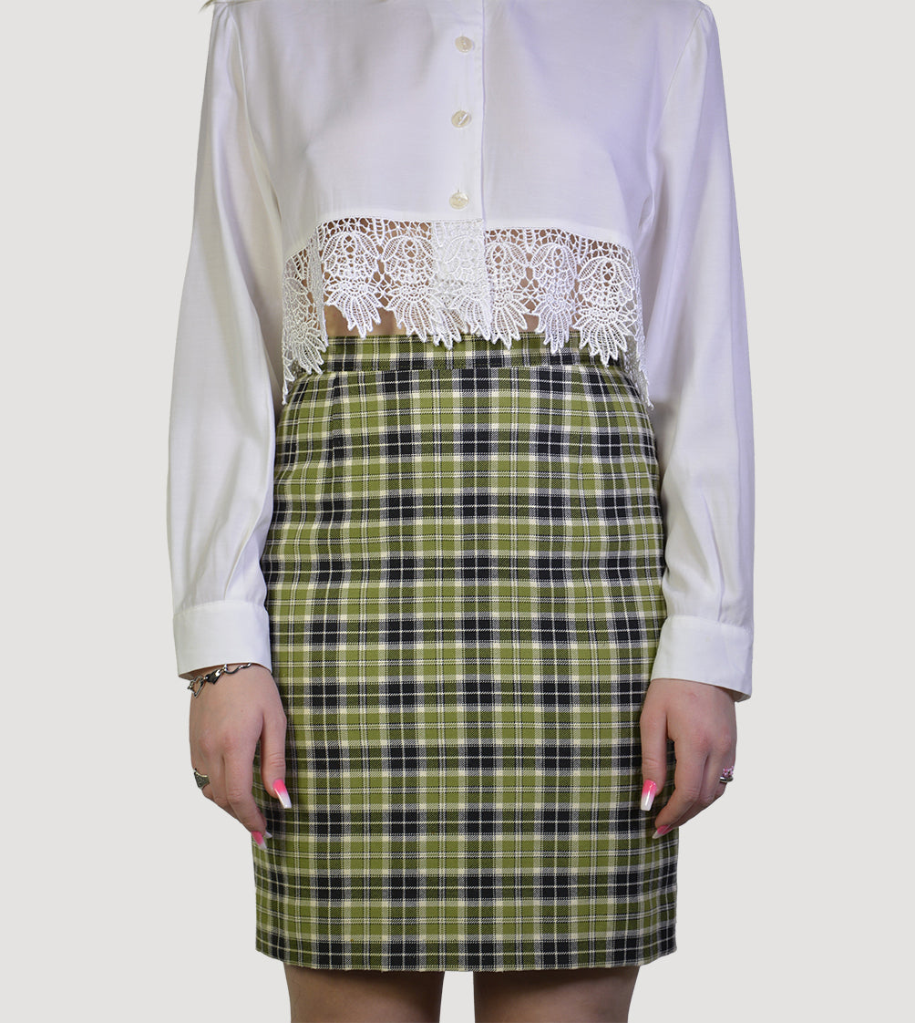 70s check skirt - PICKNWEIGHT - VINTAGE KILO STORE