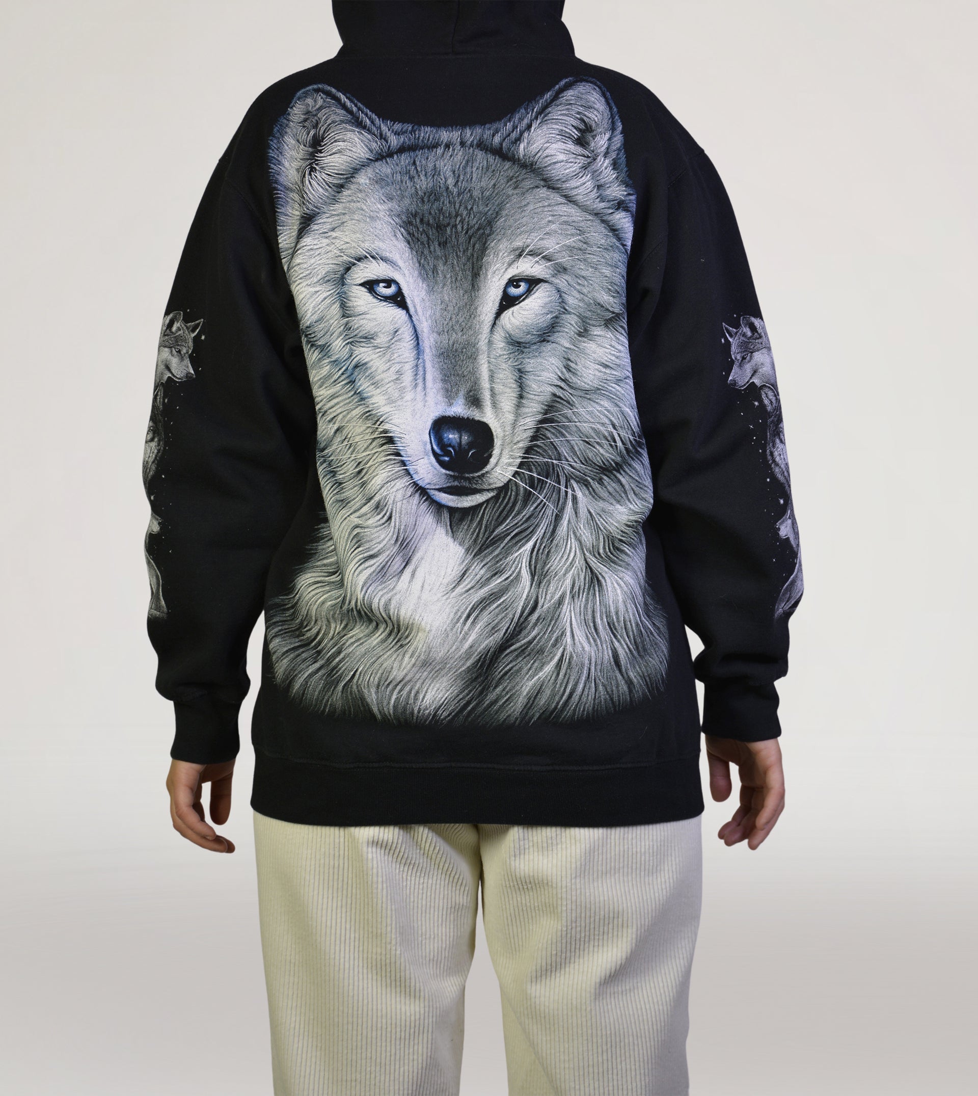 80s printed animal hoodie - PICKNWEIGHT - VINTAGE KILO STORE