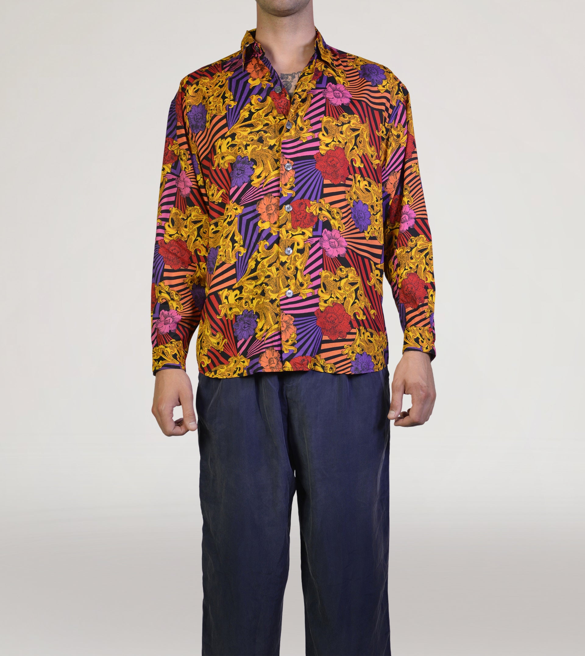 Baroque printed shirt - PICKNWEIGHT - VINTAGE KILO STORE