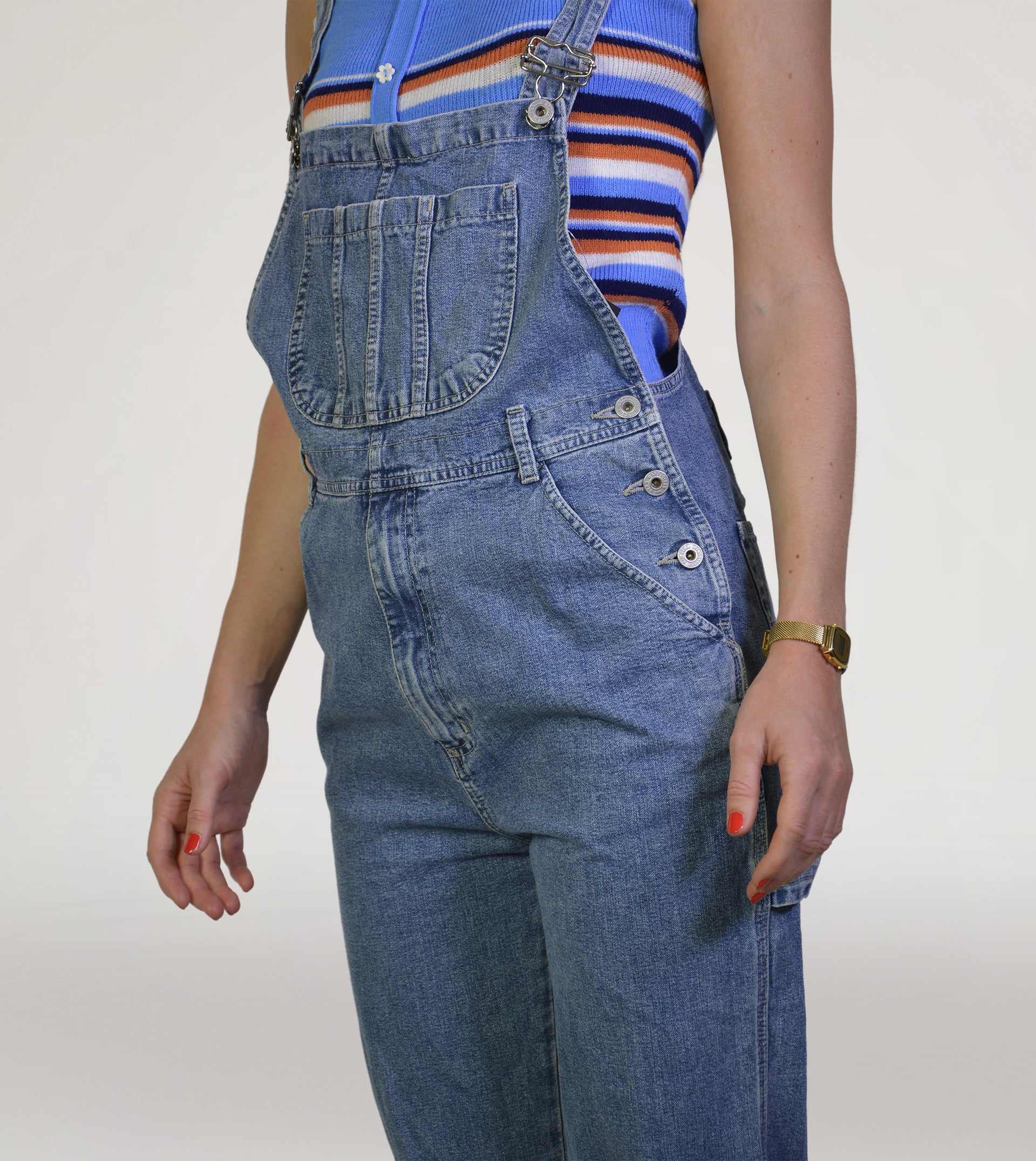 Denim Dungarees - PICKNWEIGHT - VINTAGE KILO STORE