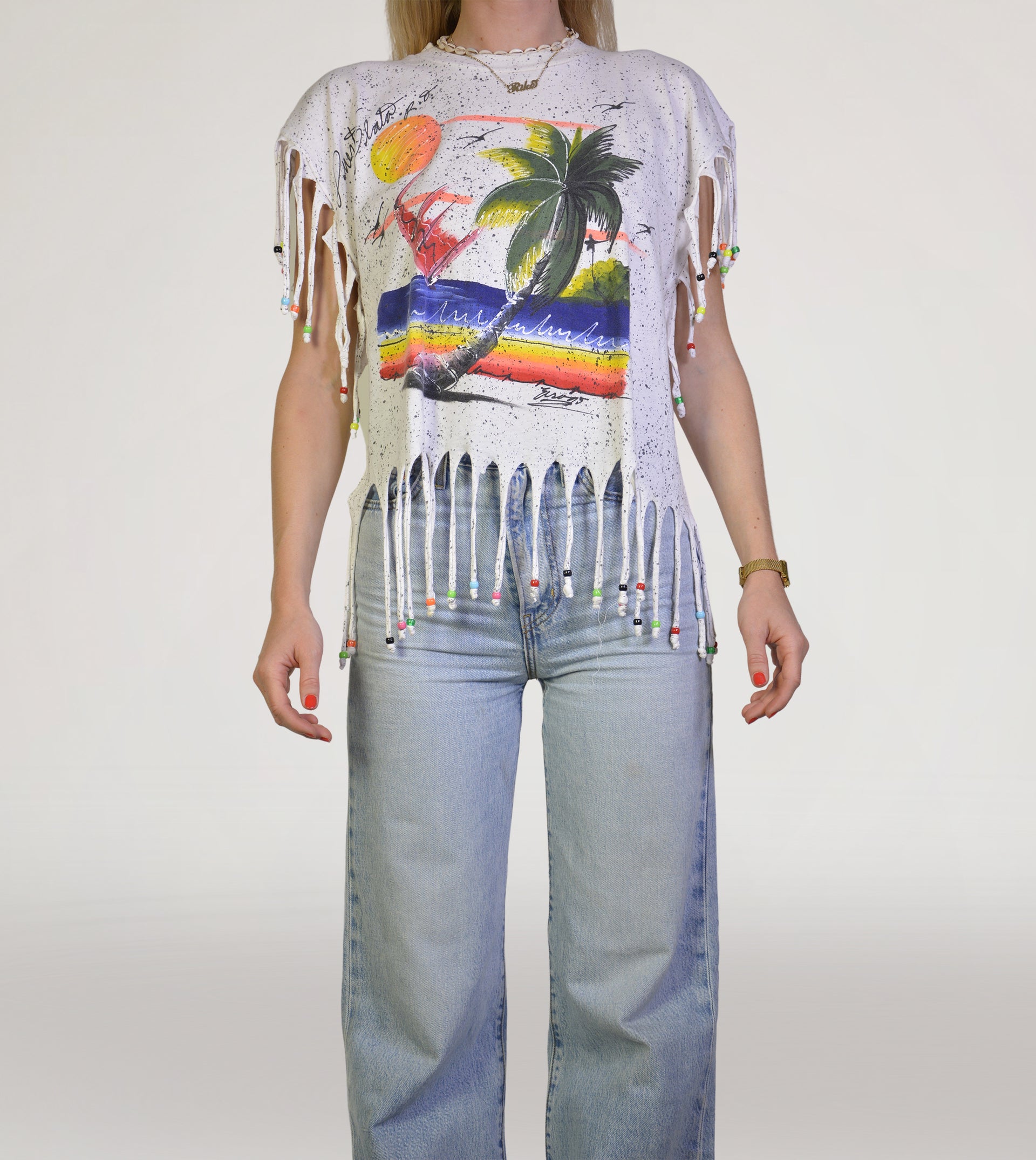 Fringe tee - PICKNWEIGHT - VINTAGE KILO STORE