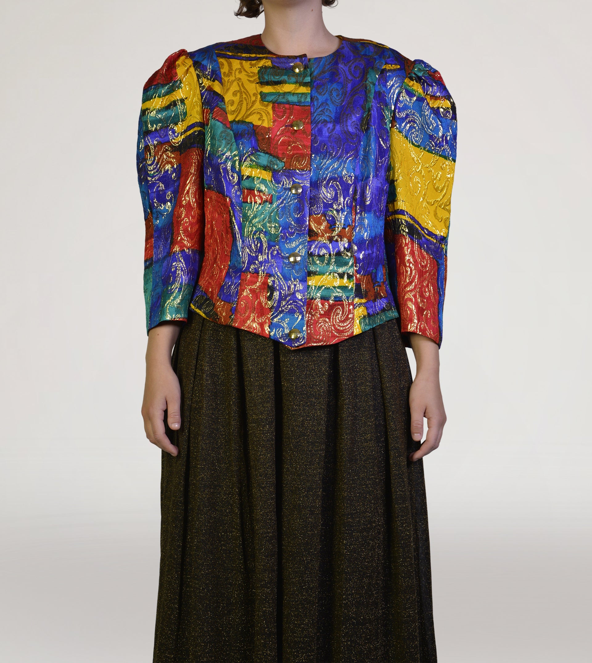 80s lurex blouse - PICKNWEIGHT - VINTAGE KILO STORE