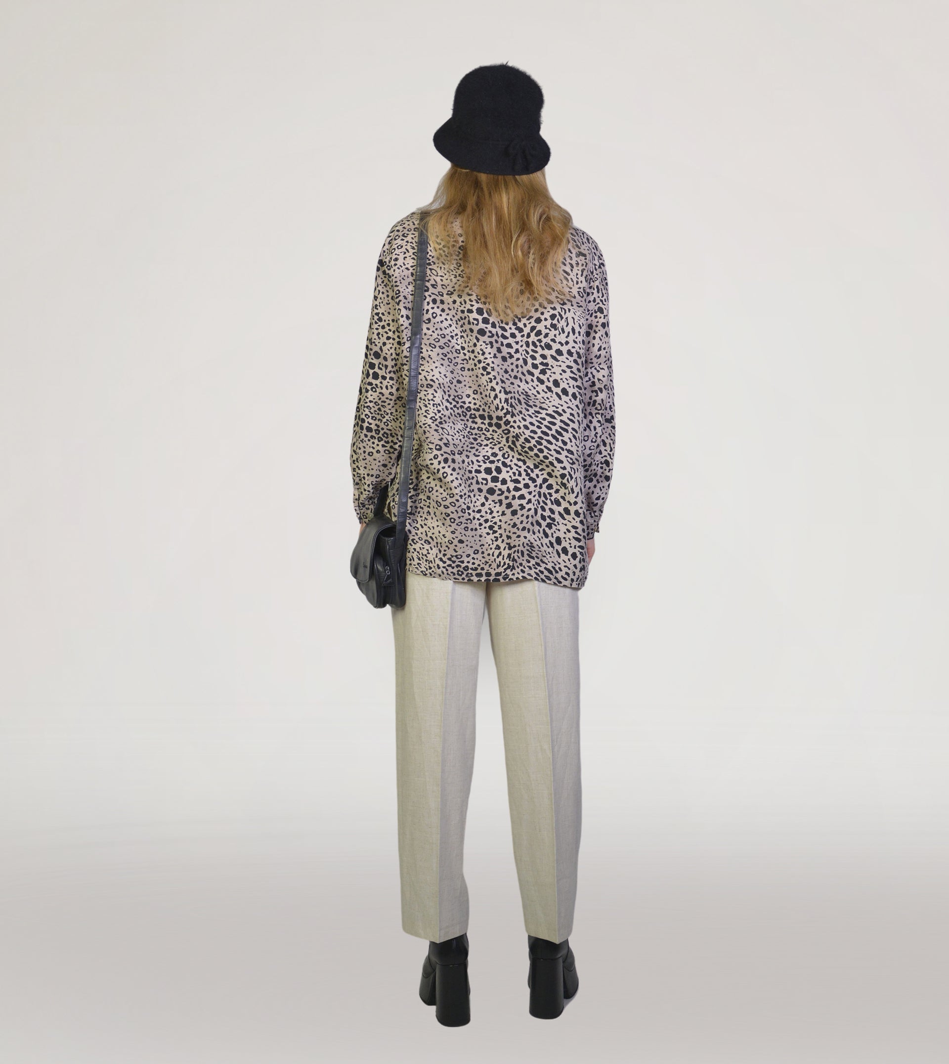 Silk animal print blouse - PICKNWEIGHT - VINTAGE KILO STORE