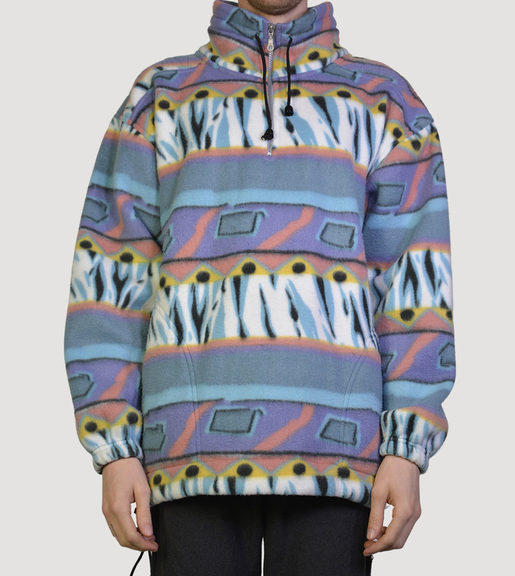 80s fleece sweater - PICKNWEIGHT - VINTAGE KILO STORE