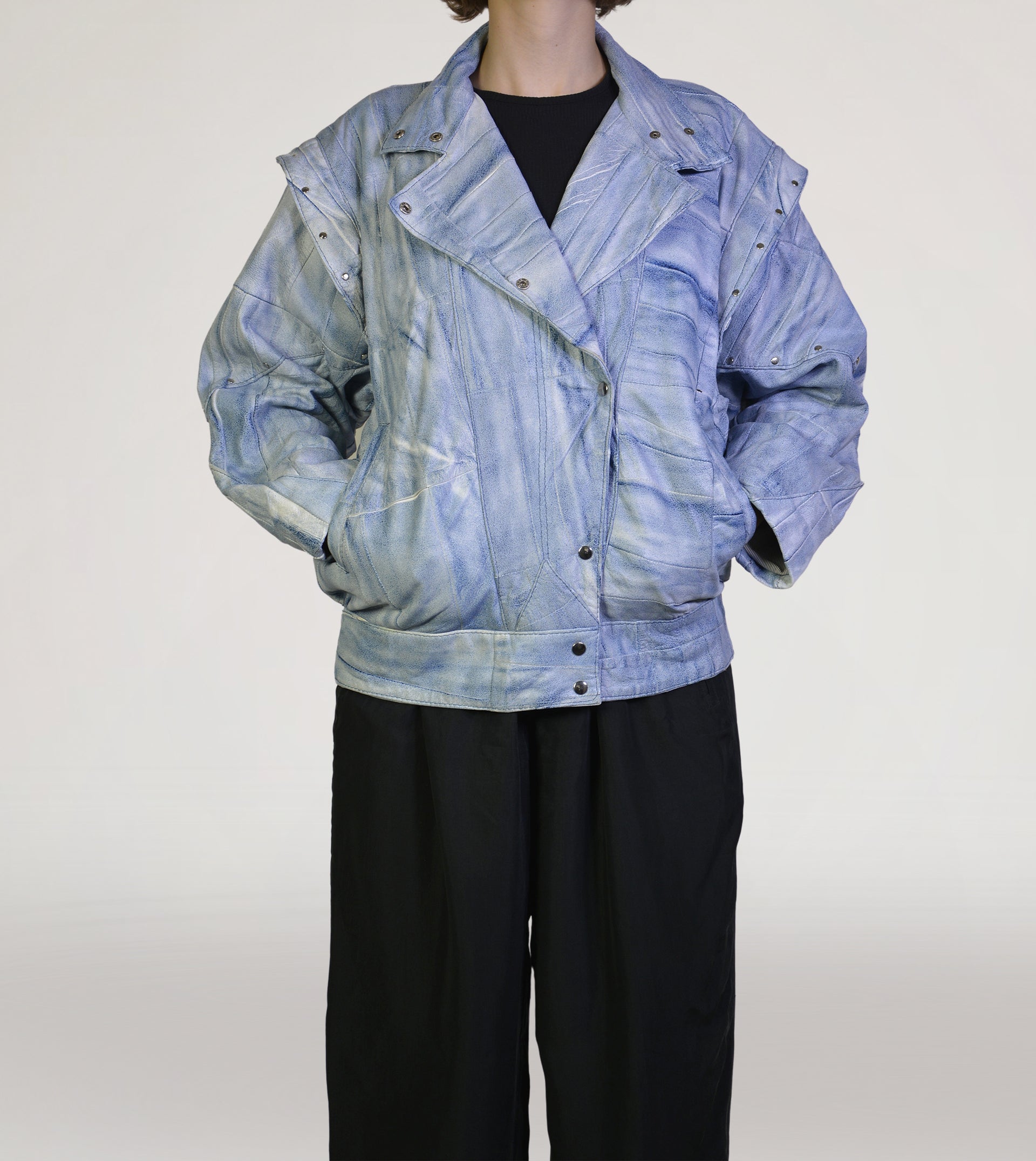 80s biker jacket - PICKNWEIGHT - VINTAGE KILO STORE