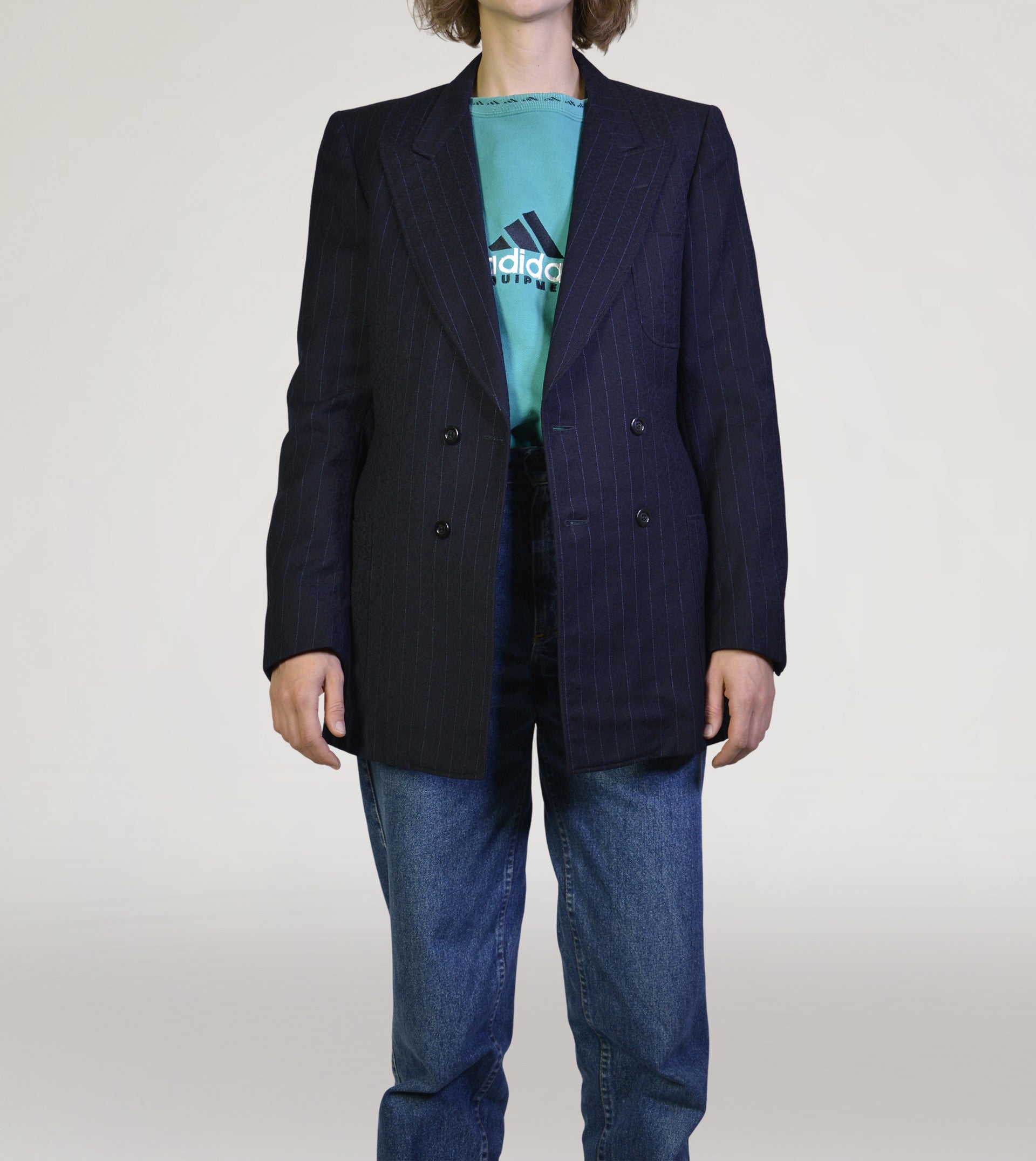 90s striped blazer - PICKNWEIGHT - VINTAGE KILO STORE