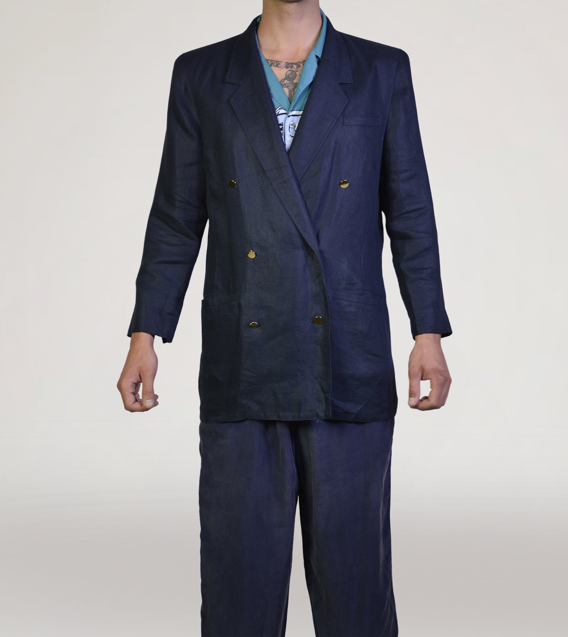 Double breasted blazer - PICKNWEIGHT - VINTAGE KILO STORE