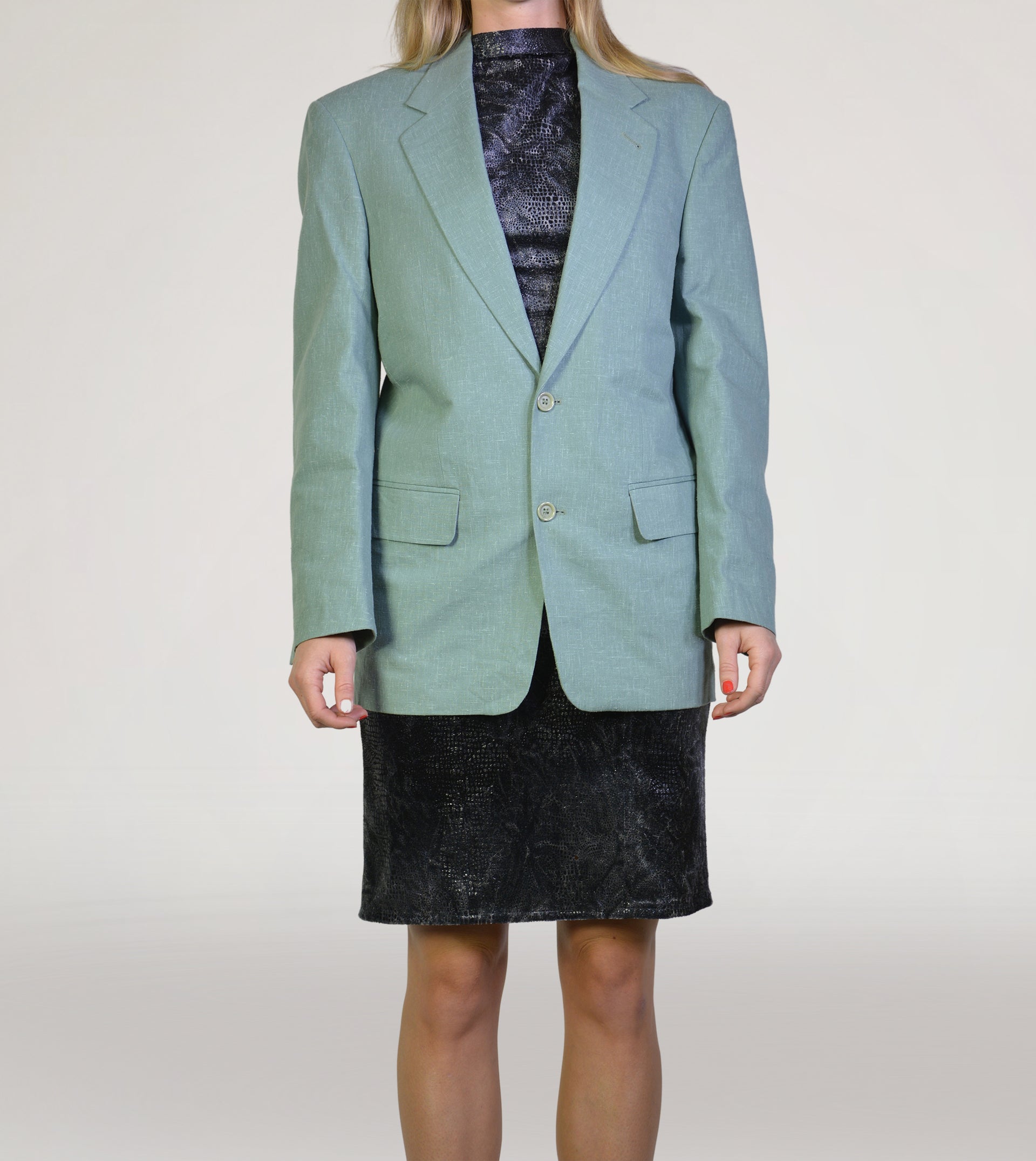 Turqoise blazer - PICKNWEIGHT - VINTAGE KILO STORE