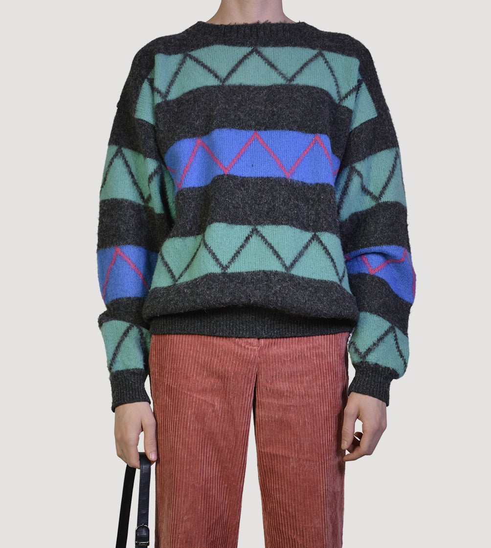 80s wool sweater - PICKNWEIGHT - VINTAGE KILO STORE