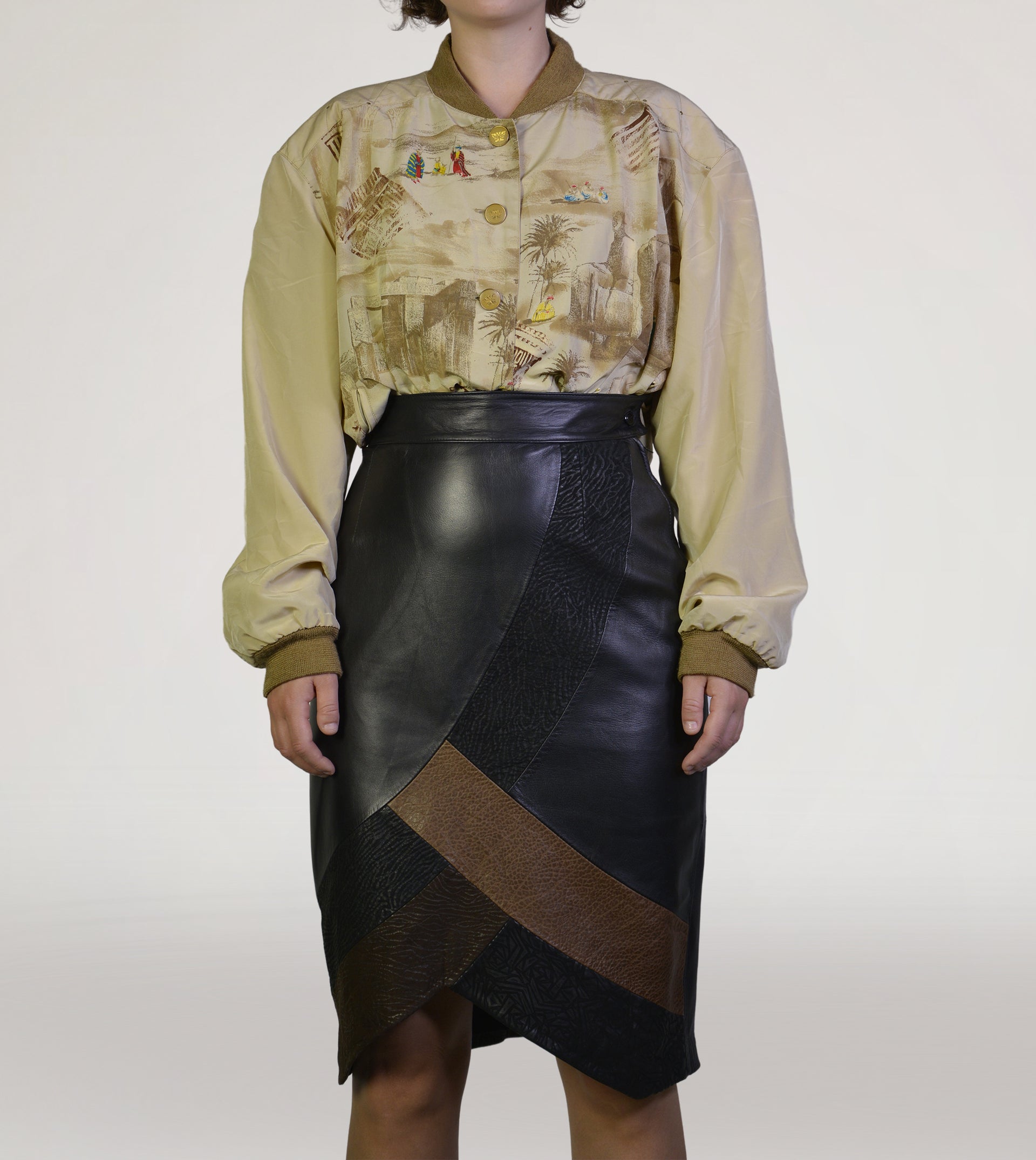 Leather skirt - PICKNWEIGHT - VINTAGE KILO STORE