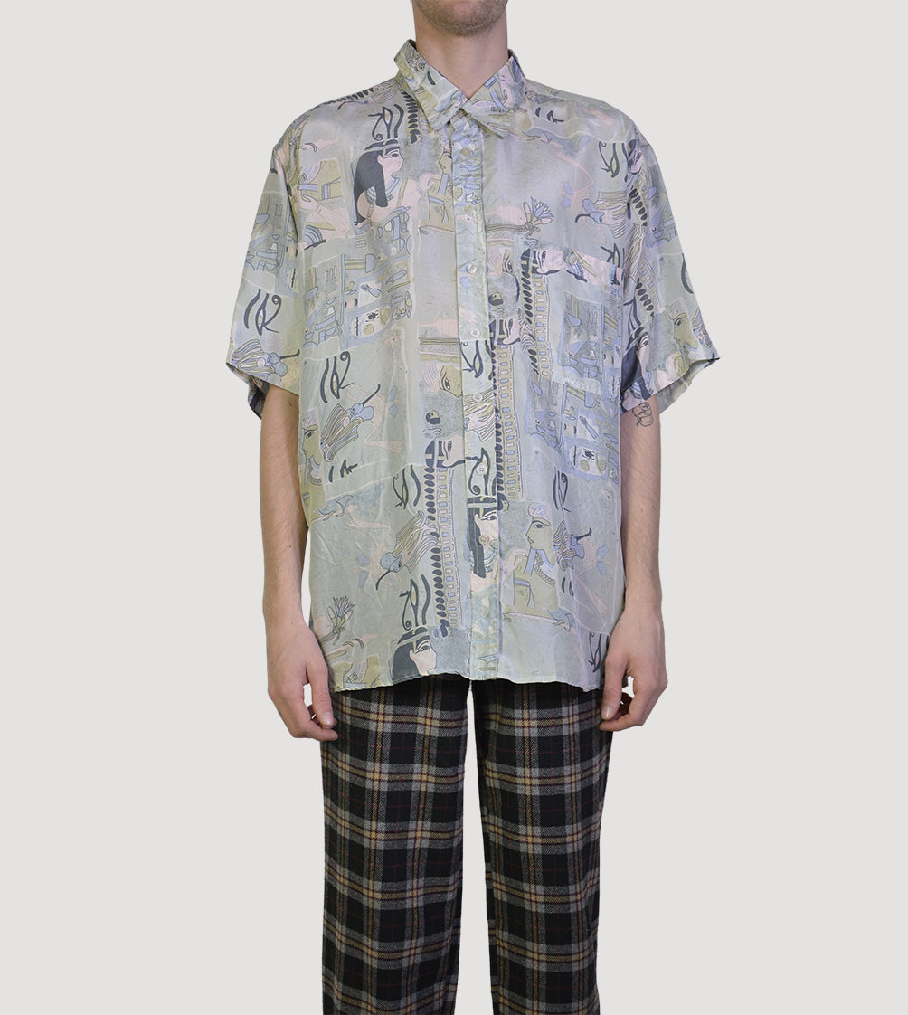 80s printed shirt - PICKNWEIGHT - VINTAGE KILO STORE
