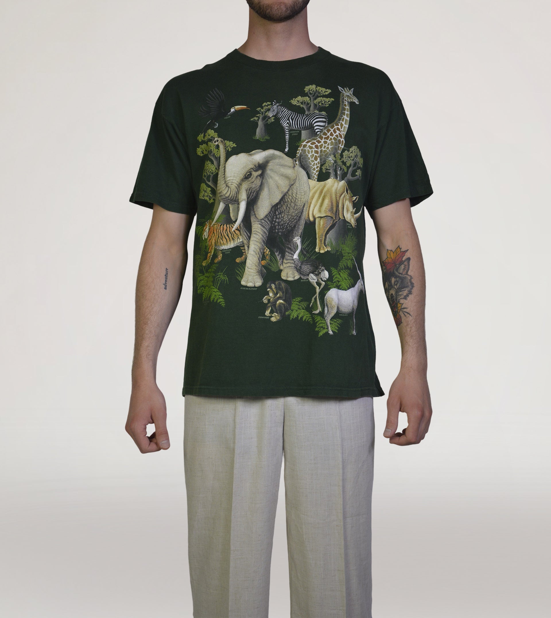 Animal print tee - PICKNWEIGHT - VINTAGE KILO STORE