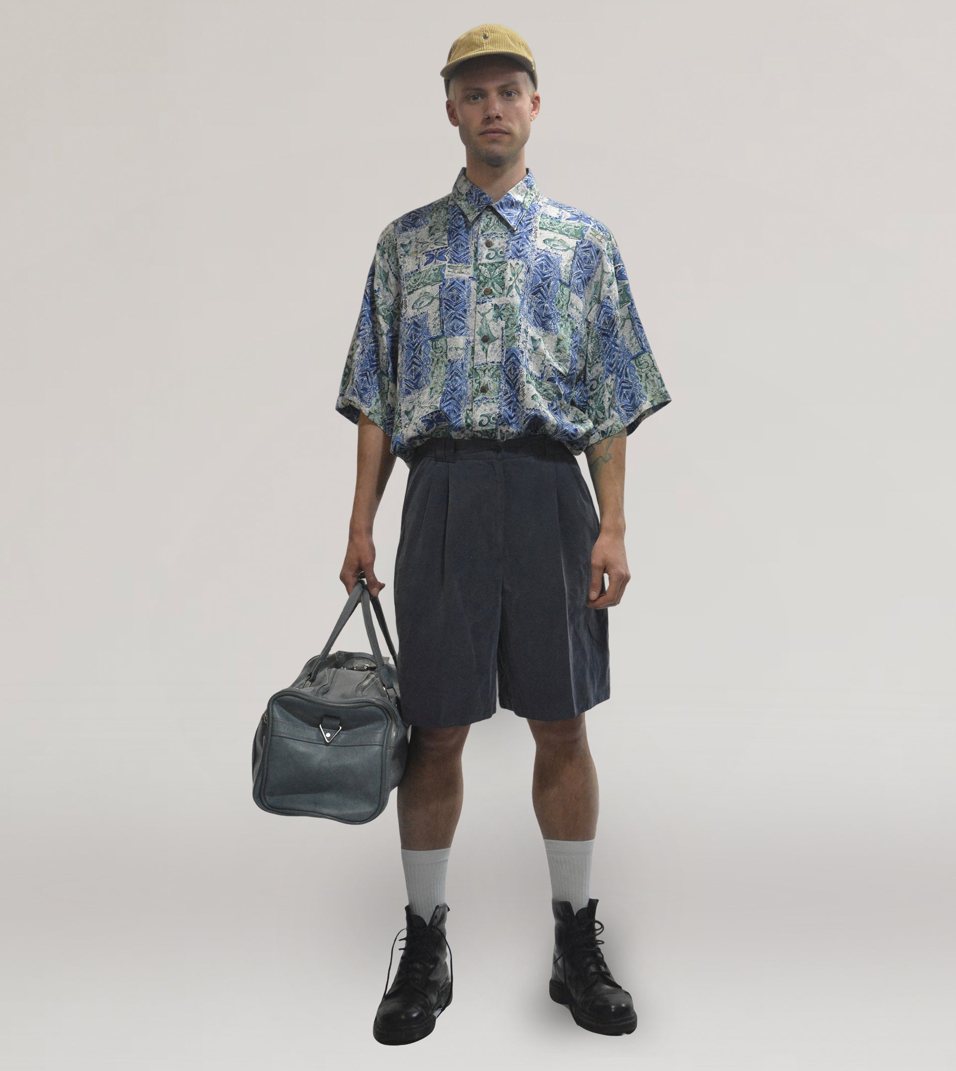 90s print shirt - PICKNWEIGHT - VINTAGE KILO STORE