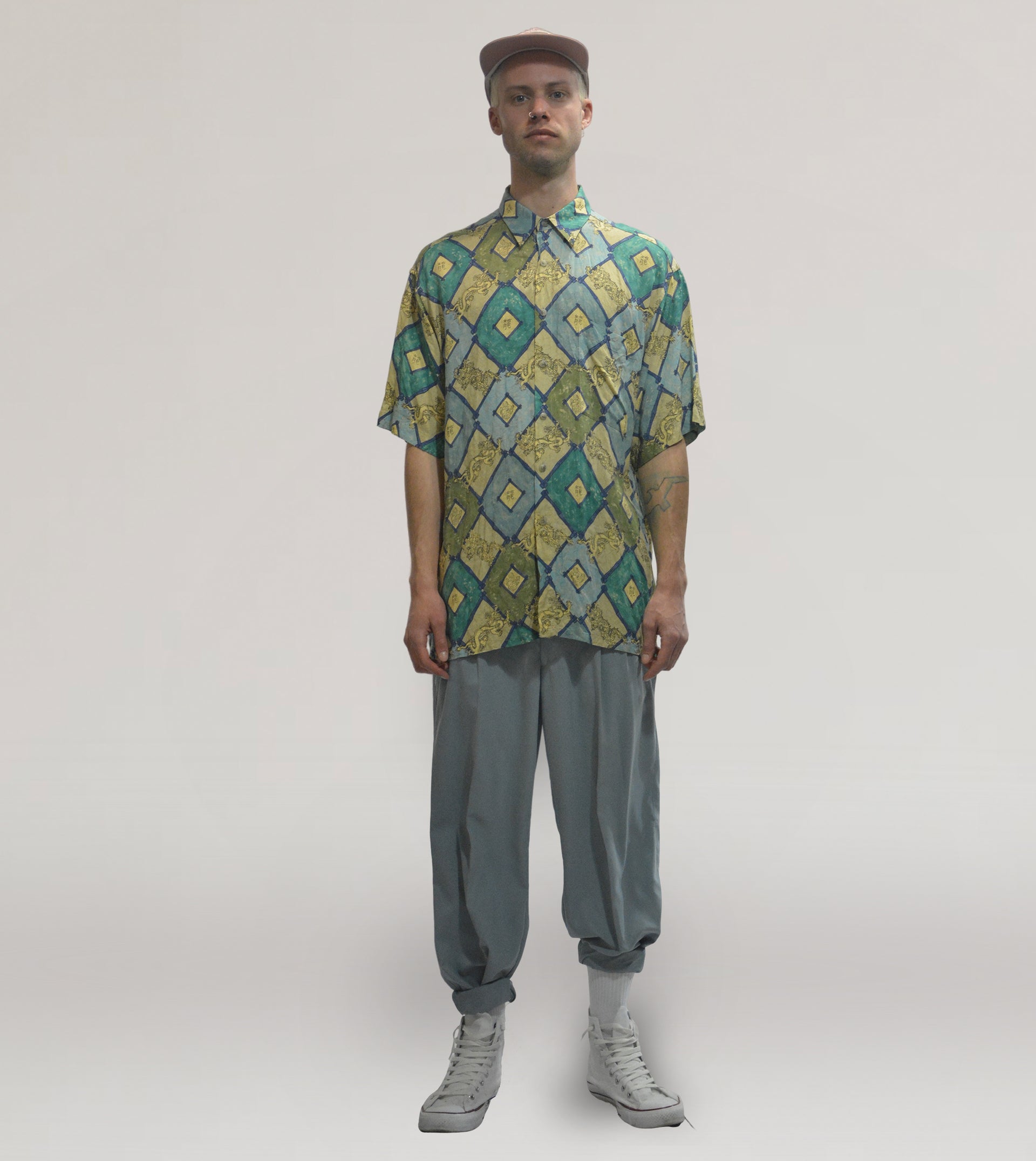 90s silk shirt - PICKNWEIGHT - VINTAGE KILO STORE