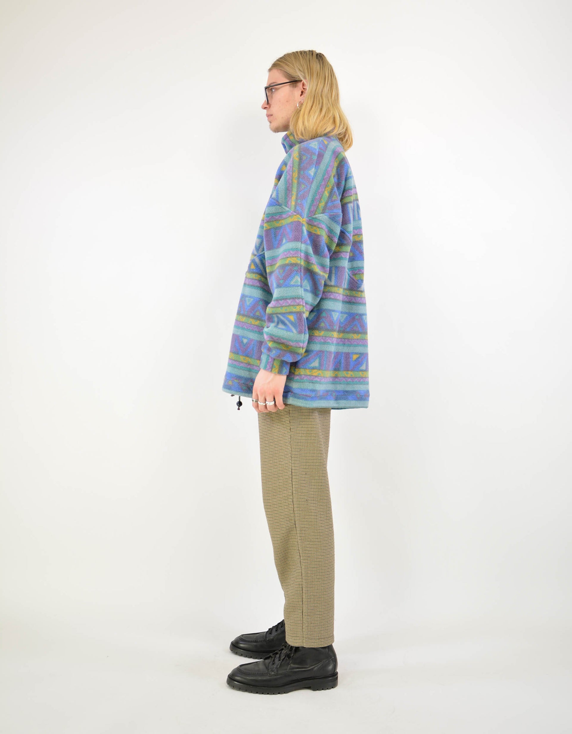 80s fleece sweater - PICKNWEIGHT - VINTAGE KILO STORE