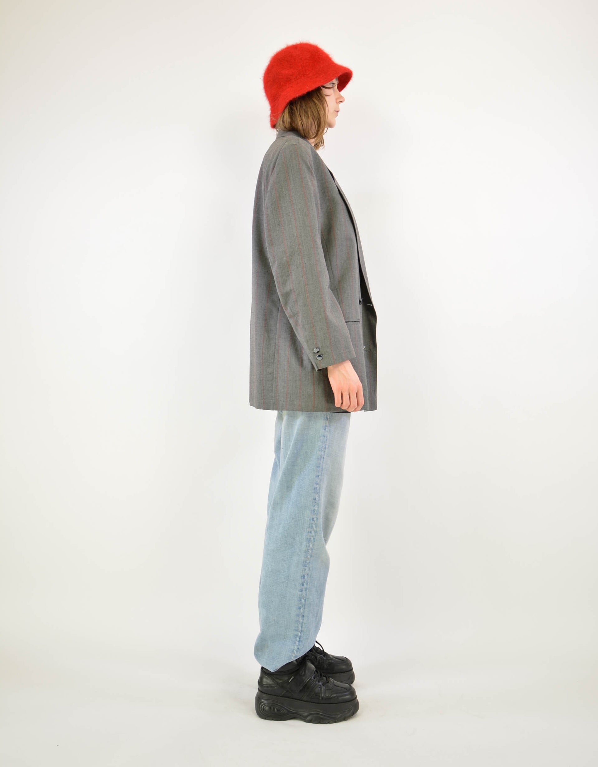 Oversized stripe blazer - PICKNWEIGHT - VINTAGE KILO STORE