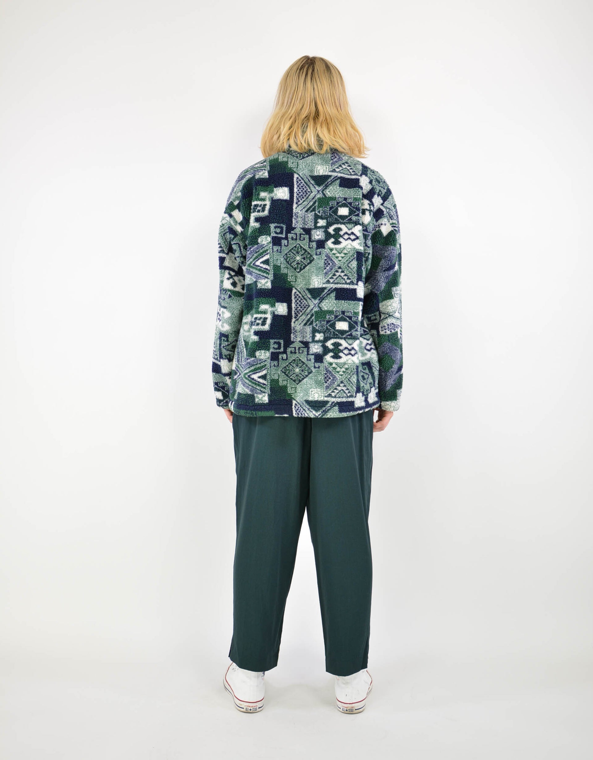 80s fleece sweater - PICKNWEIGHT - VINTAGE KILO STORE