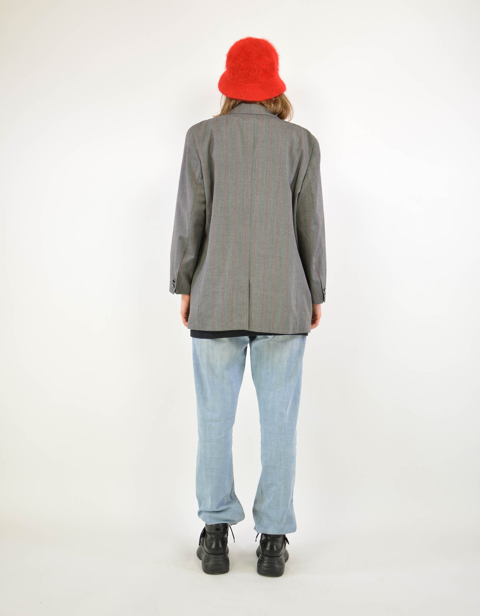Oversized stripe blazer - PICKNWEIGHT - VINTAGE KILO STORE