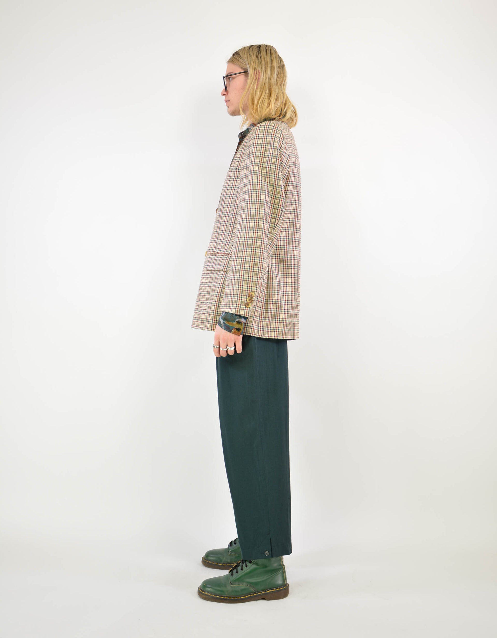 80s check blazer - PICKNWEIGHT - VINTAGE KILO STORE
