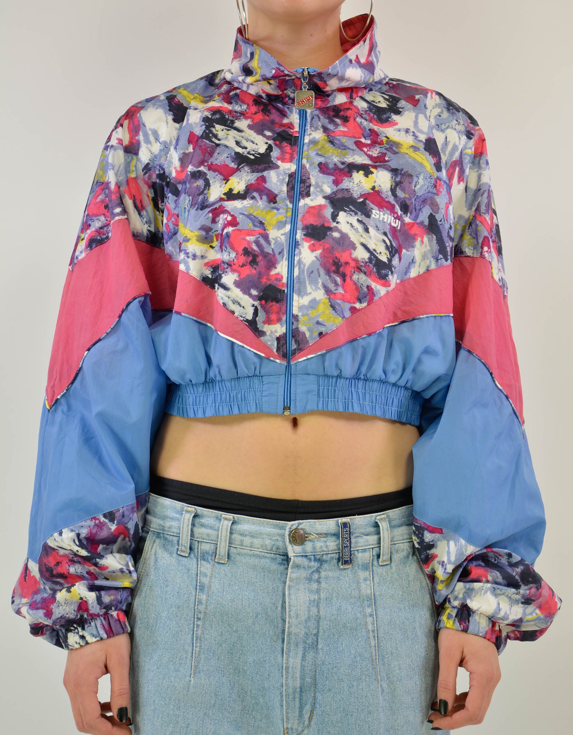 Crop zip track top - PICKNWEIGHT - VINTAGE KILO STORE