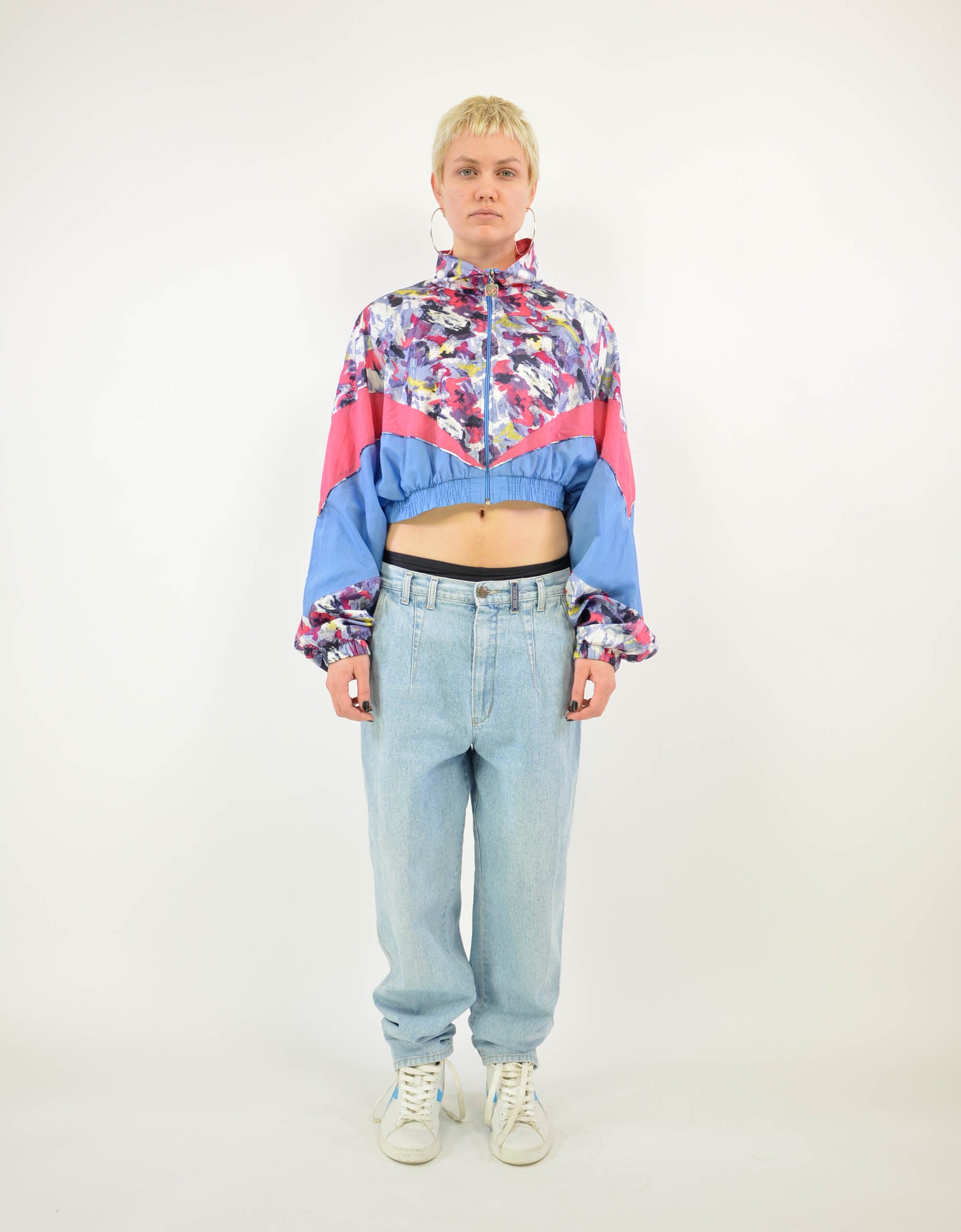Crop zip track top - PICKNWEIGHT - VINTAGE KILO STORE