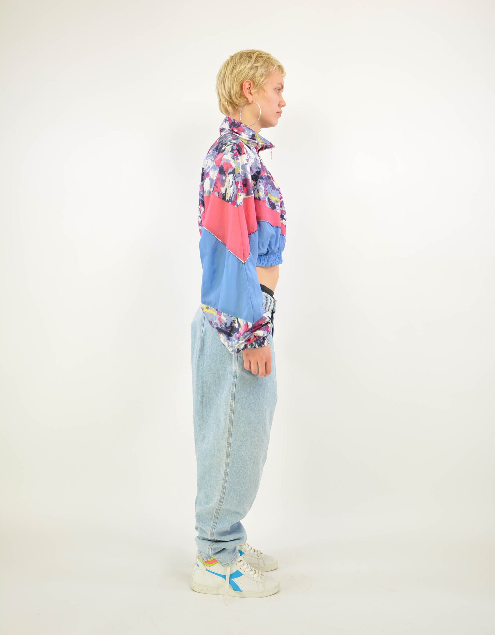 Crop zip track top - PICKNWEIGHT - VINTAGE KILO STORE