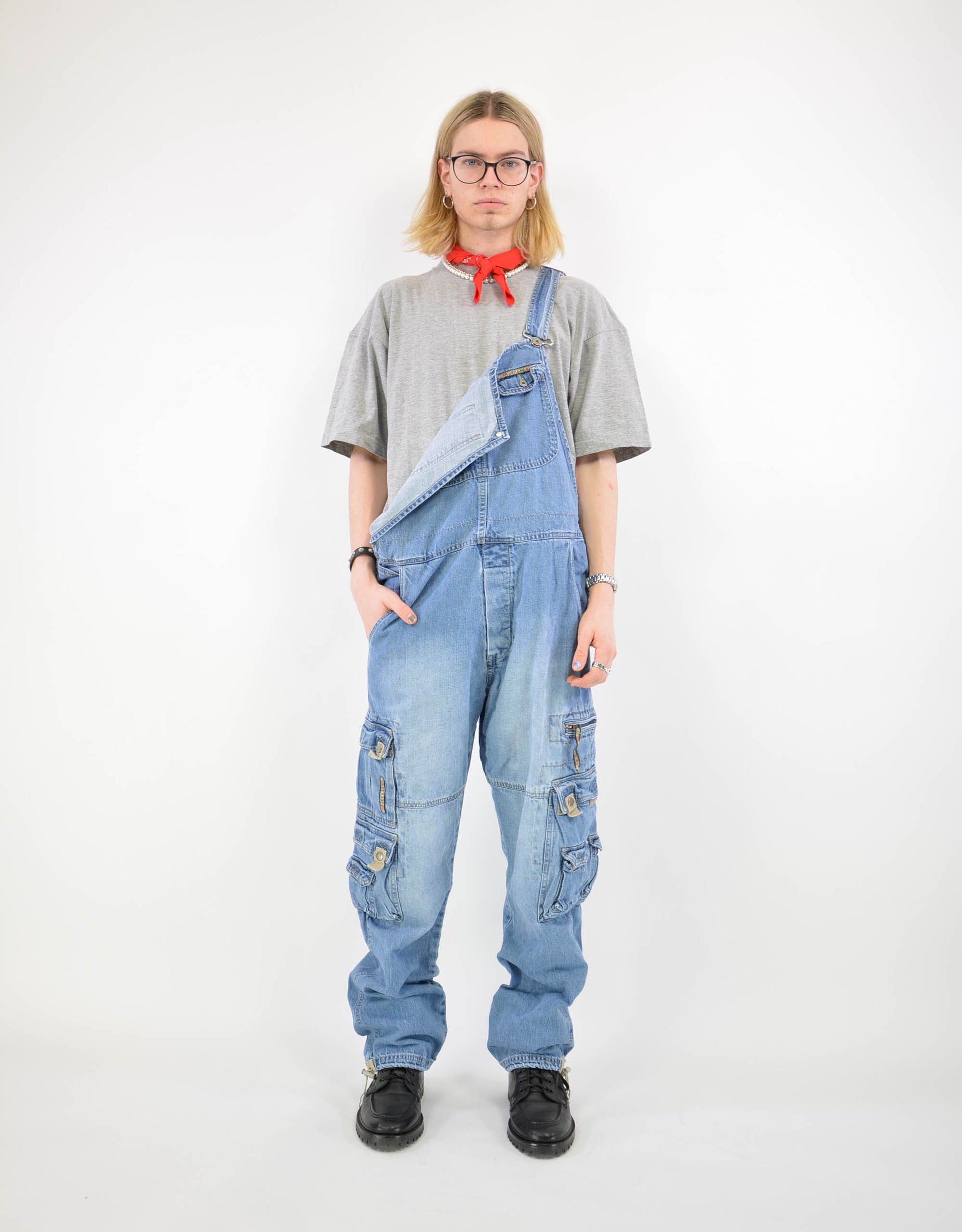 Denim dungaree - PICKNWEIGHT - VINTAGE KILO STORE