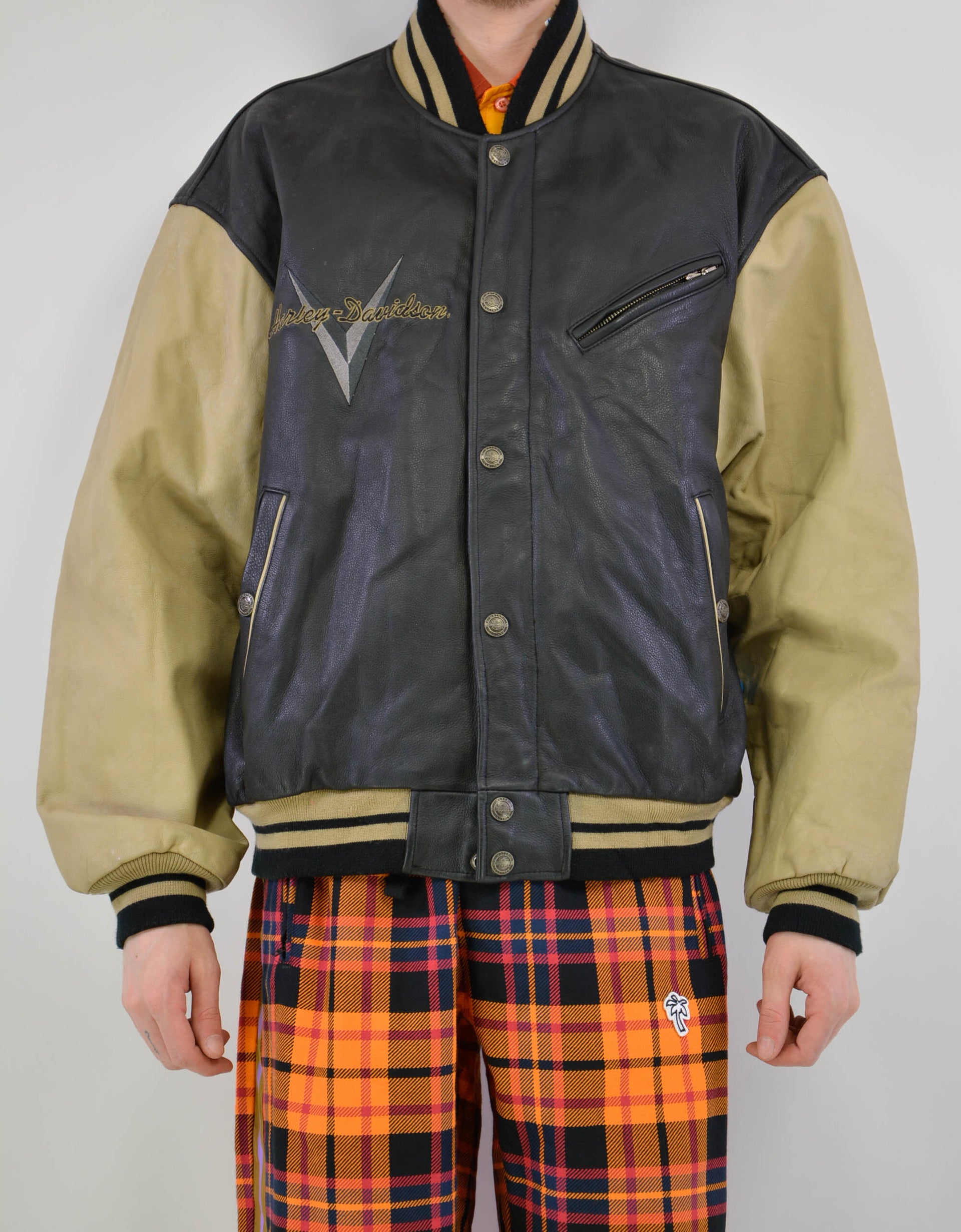 Harley college jacket - PICKNWEIGHT - VINTAGE KILO STORE