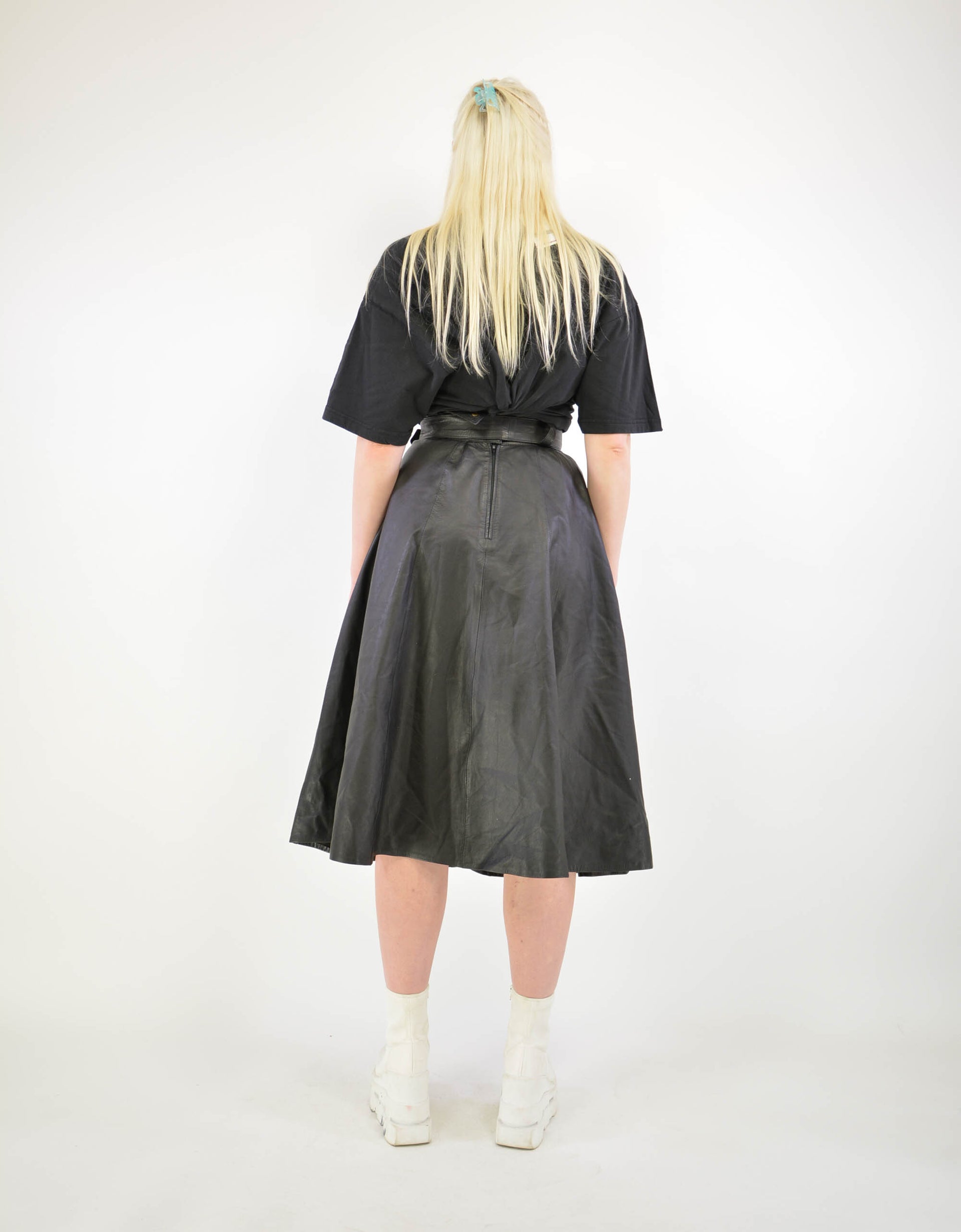Leather skirt - PICKNWEIGHT - VINTAGE KILO STORE