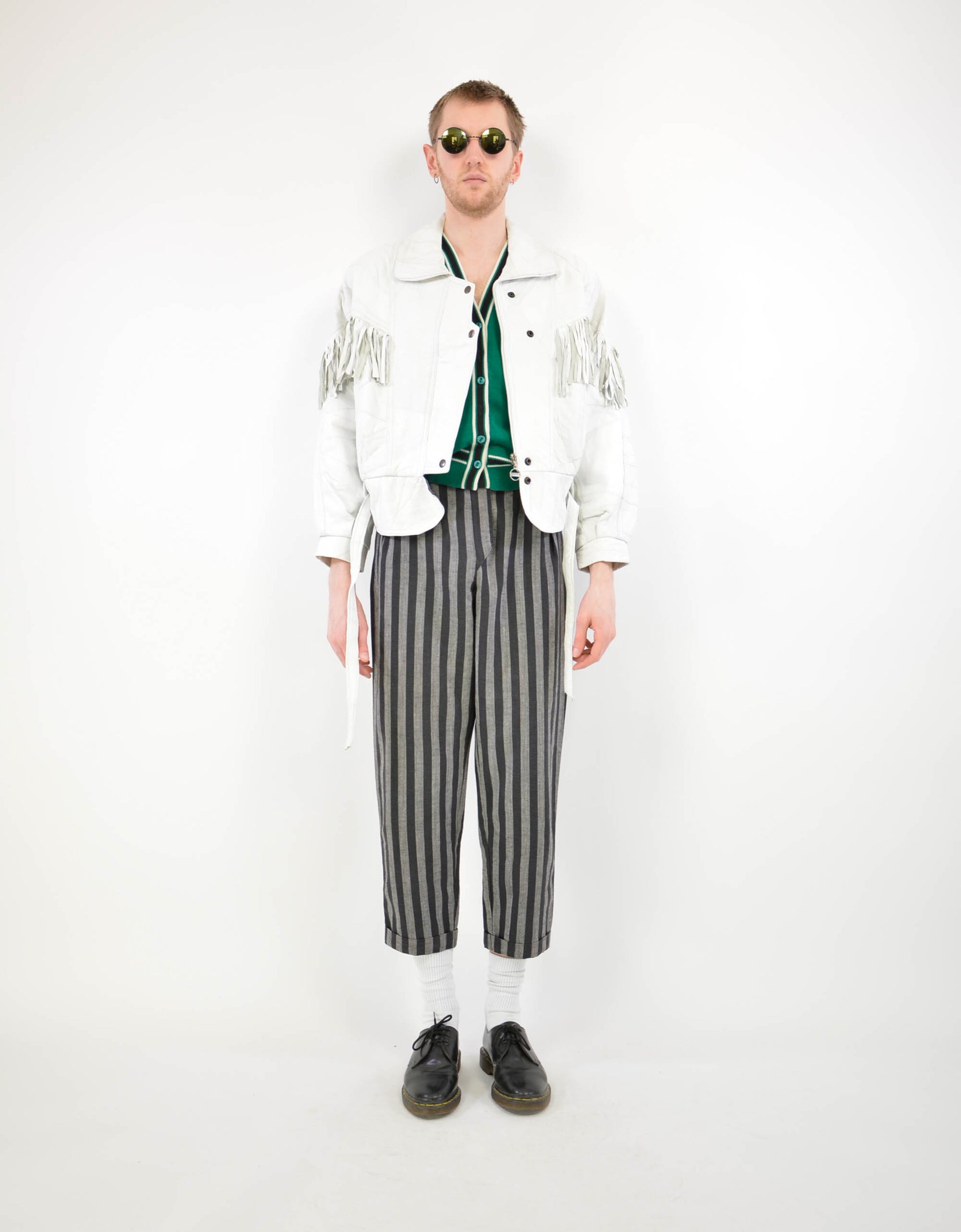 Leather fringe jacket - PICKNWEIGHT - VINTAGE KILO STORE