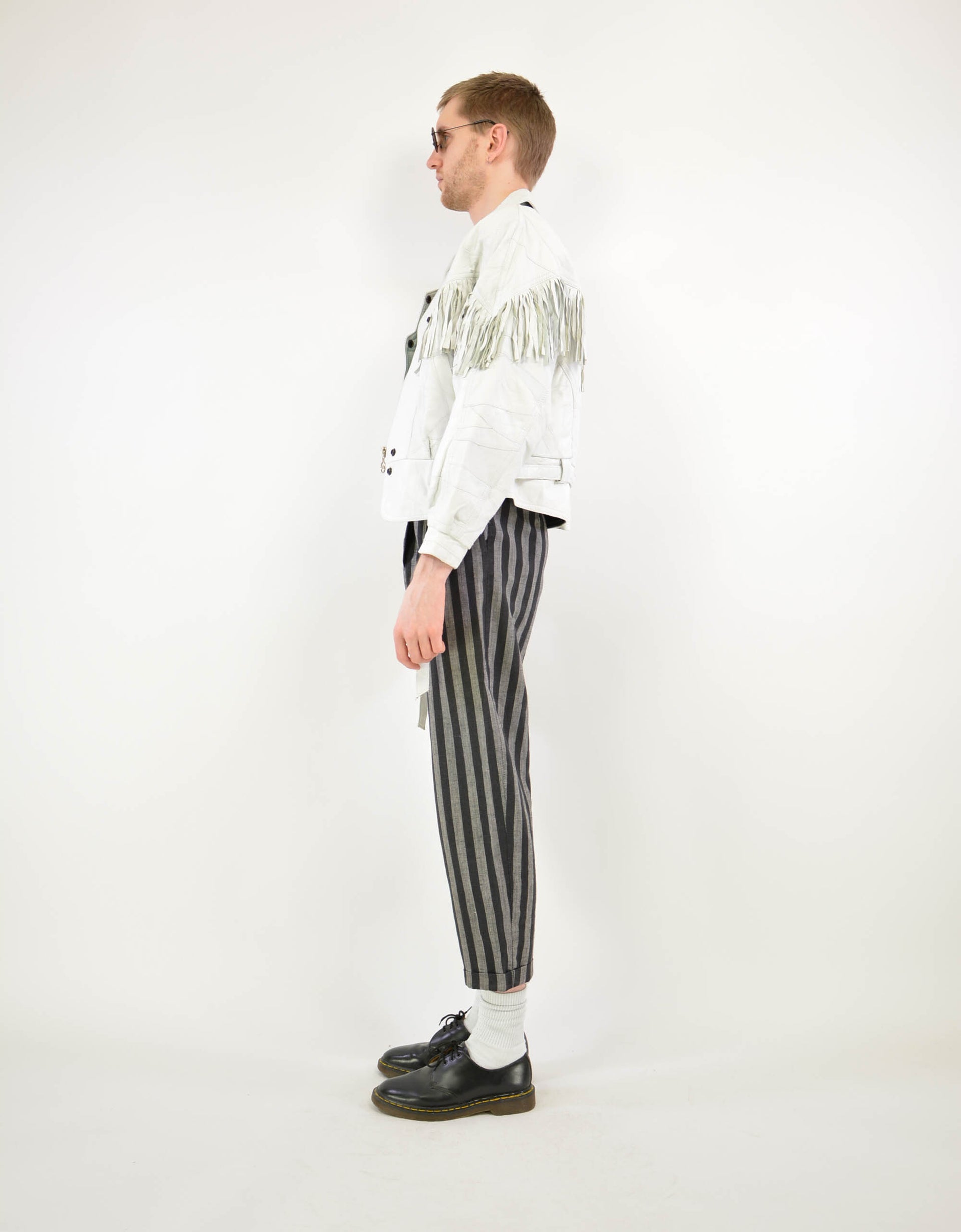 Leather fringe jacket - PICKNWEIGHT - VINTAGE KILO STORE