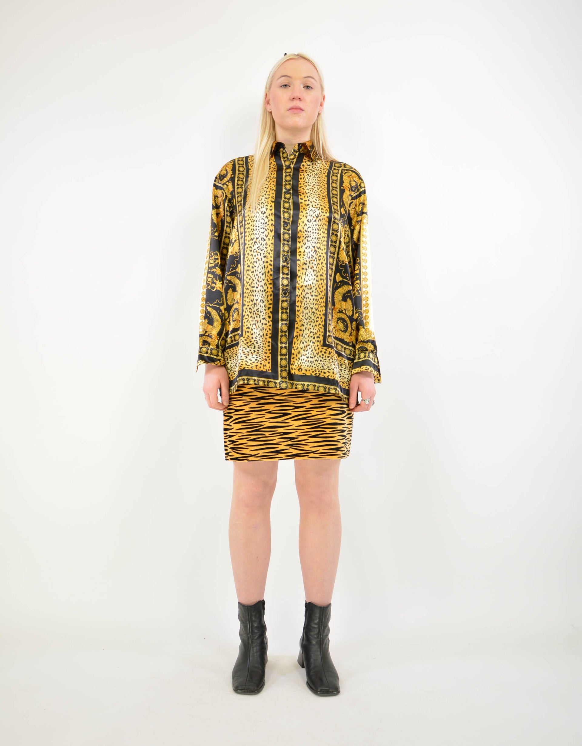 Baroque printed blouse - PICKNWEIGHT - VINTAGE KILO STORE