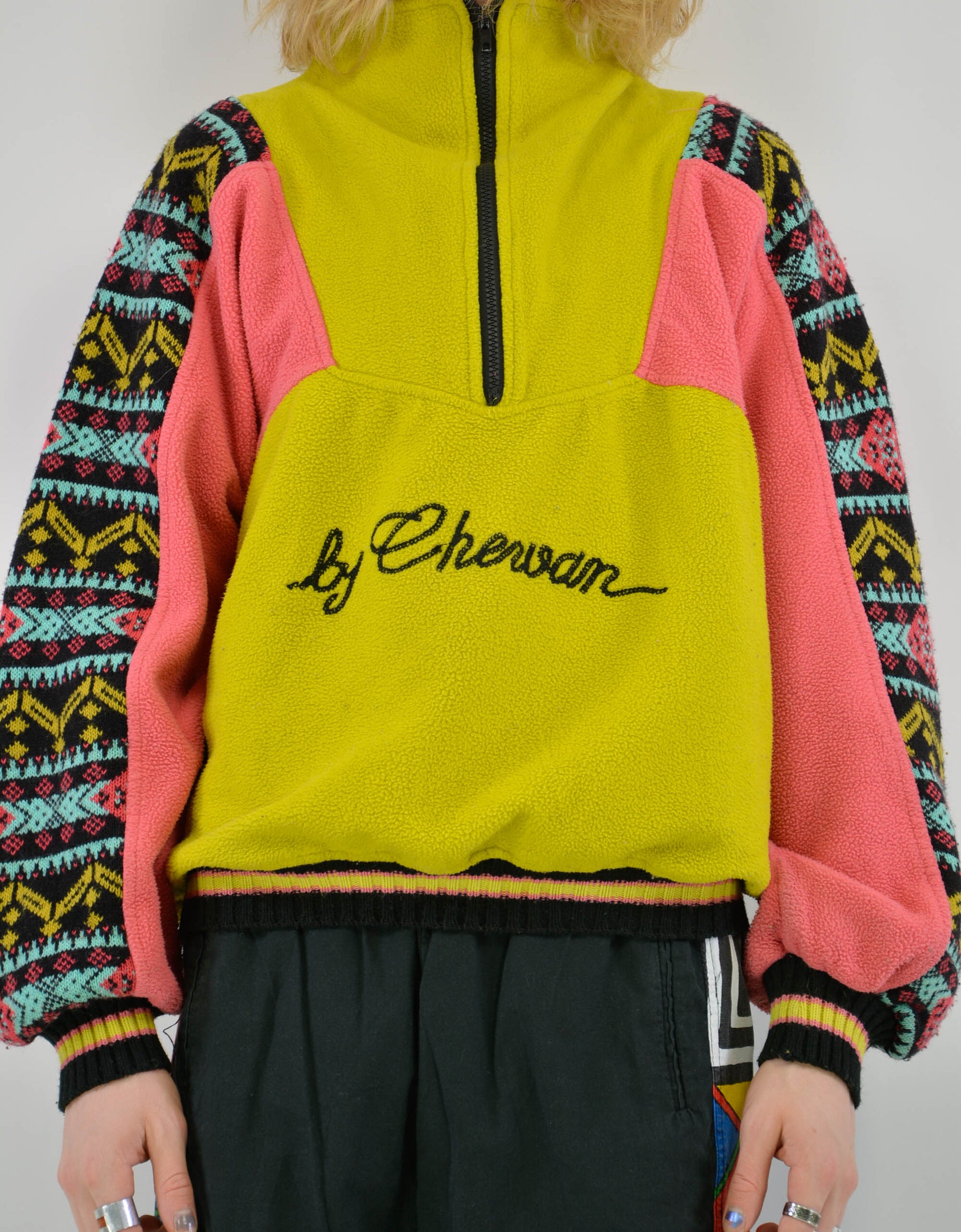 80s special fleece zip sweater - PICKNWEIGHT - VINTAGE KILO STORE