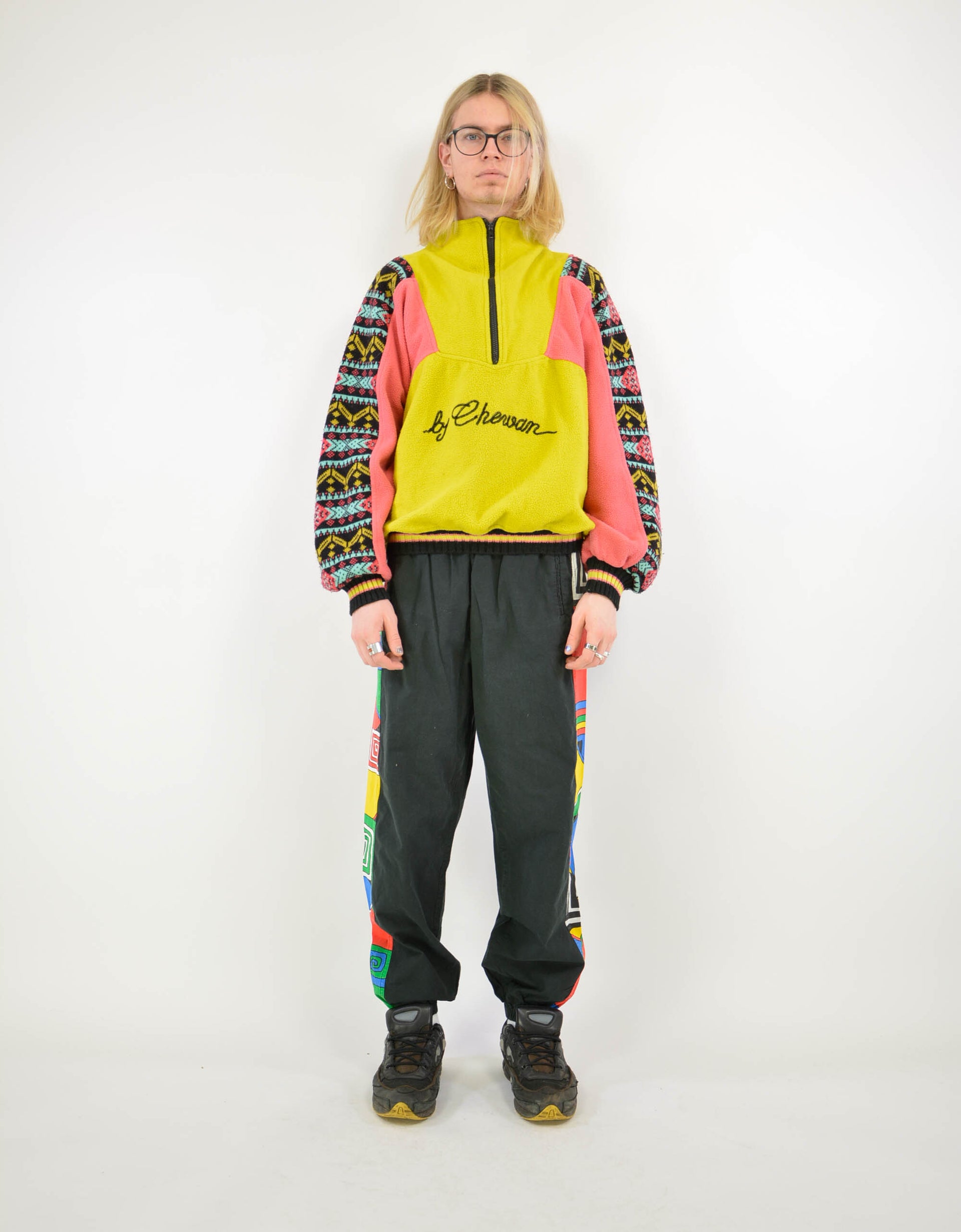 80s special fleece zip sweater - PICKNWEIGHT - VINTAGE KILO STORE