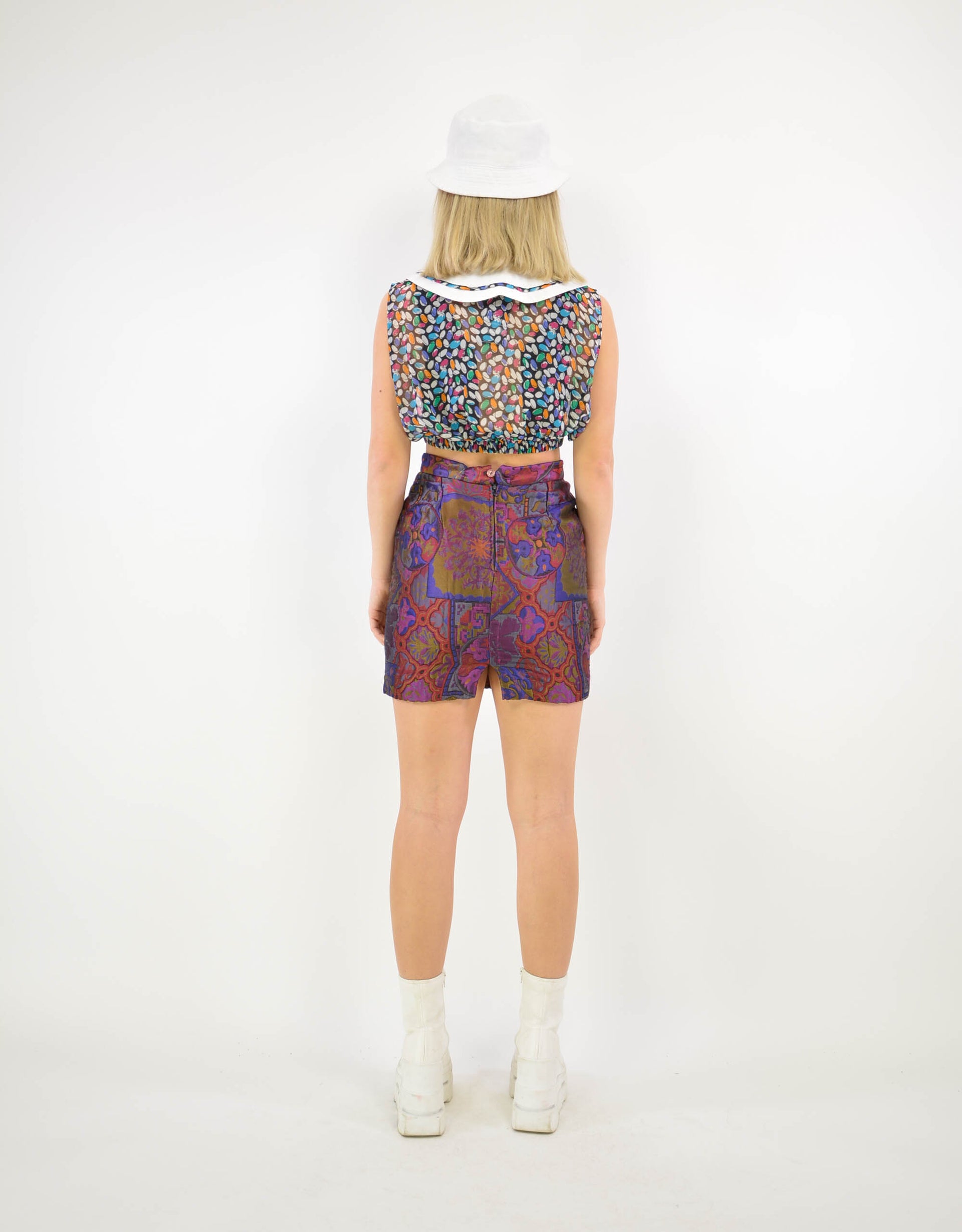 Printed mini skirt - PICKNWEIGHT - VINTAGE KILO STORE