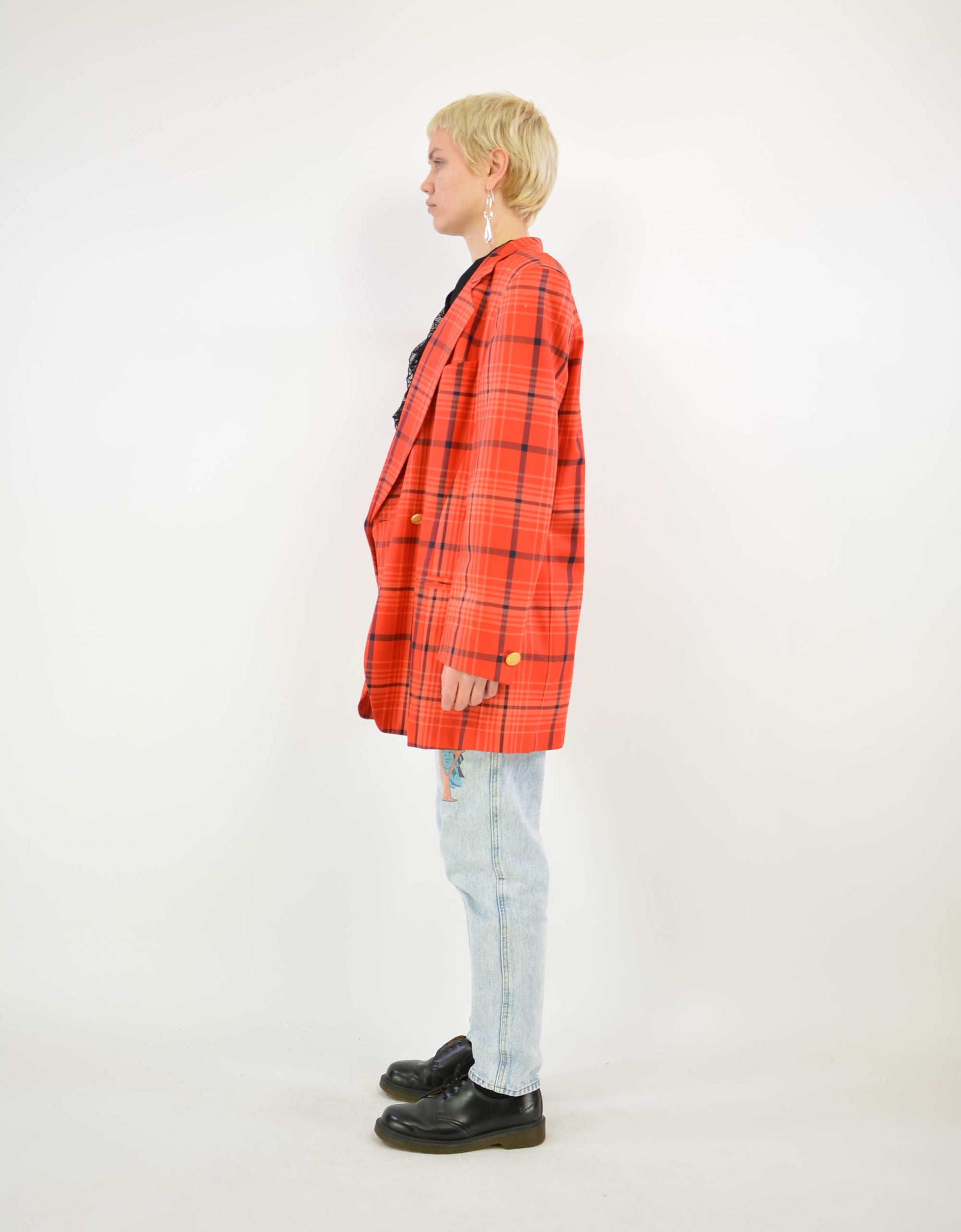 Oversized check blazer - PICKNWEIGHT - VINTAGE KILO STORE