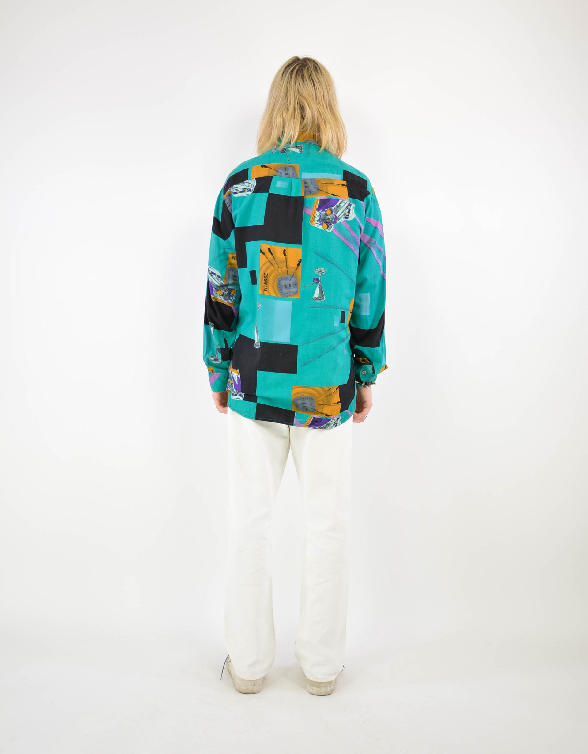 80s print shirt - PICKNWEIGHT - VINTAGE KILO STORE