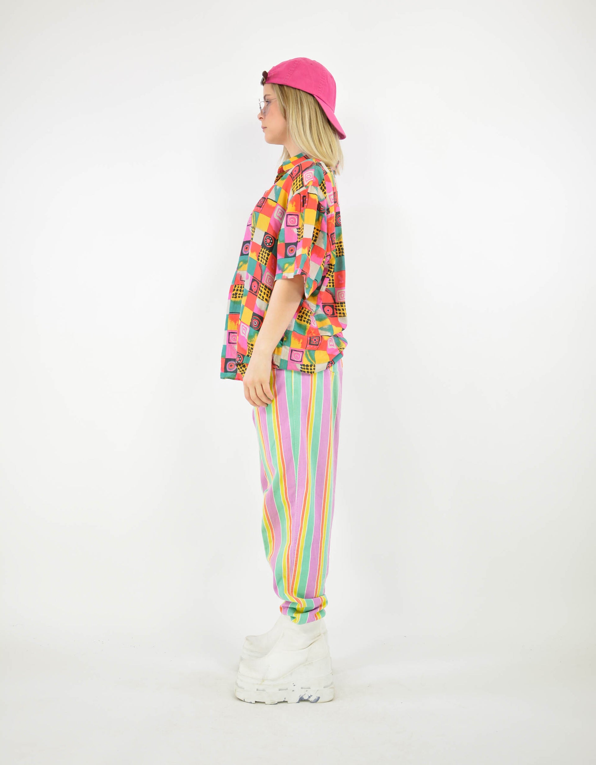 80s print blouse - PICKNWEIGHT - VINTAGE KILO STORE