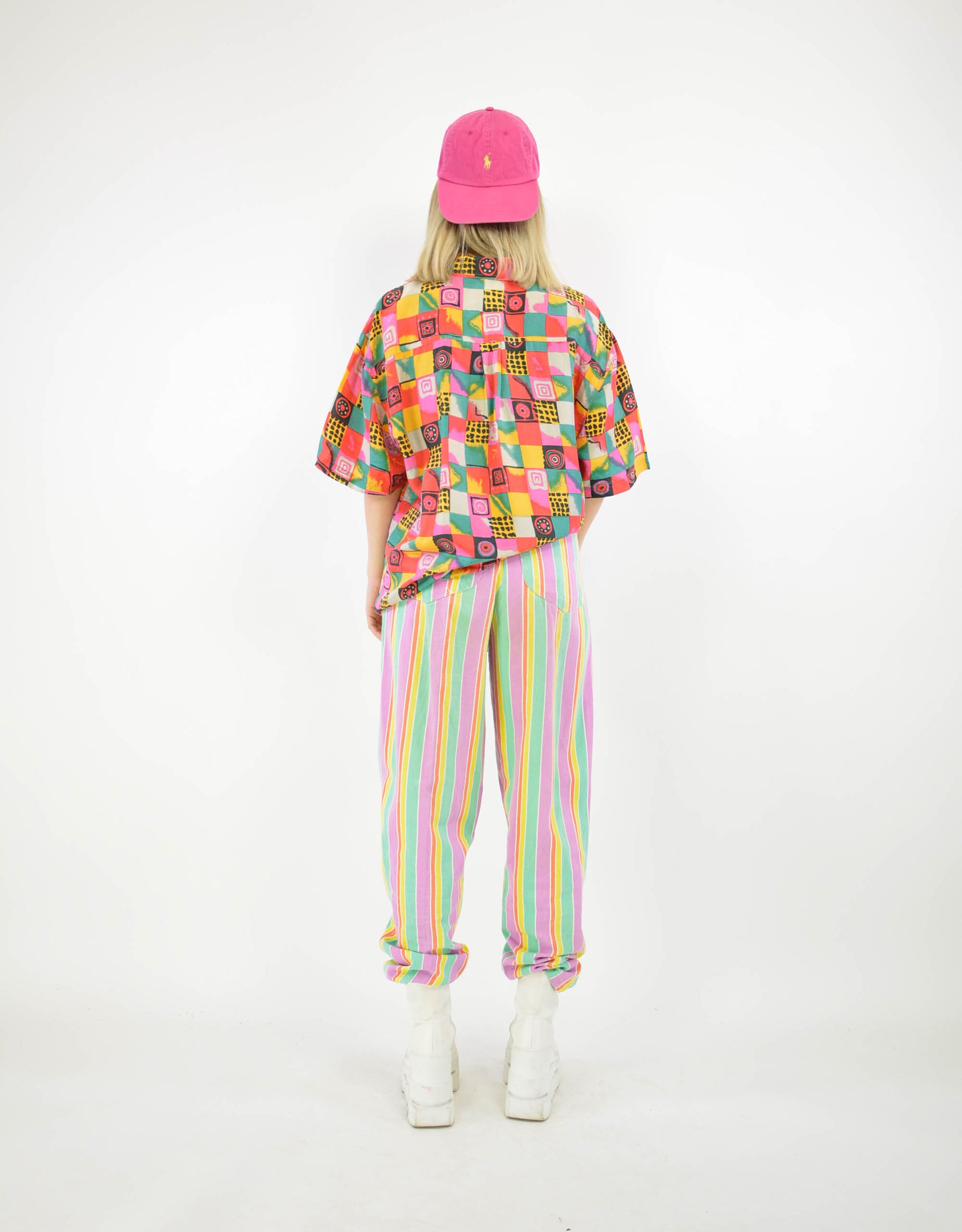 80s print blouse - PICKNWEIGHT - VINTAGE KILO STORE