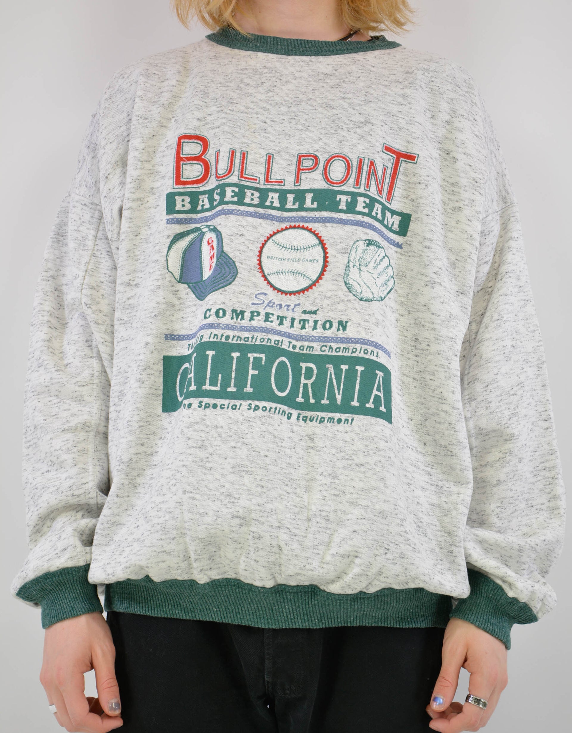 80s sport sweater - PICKNWEIGHT - VINTAGE KILO STORE