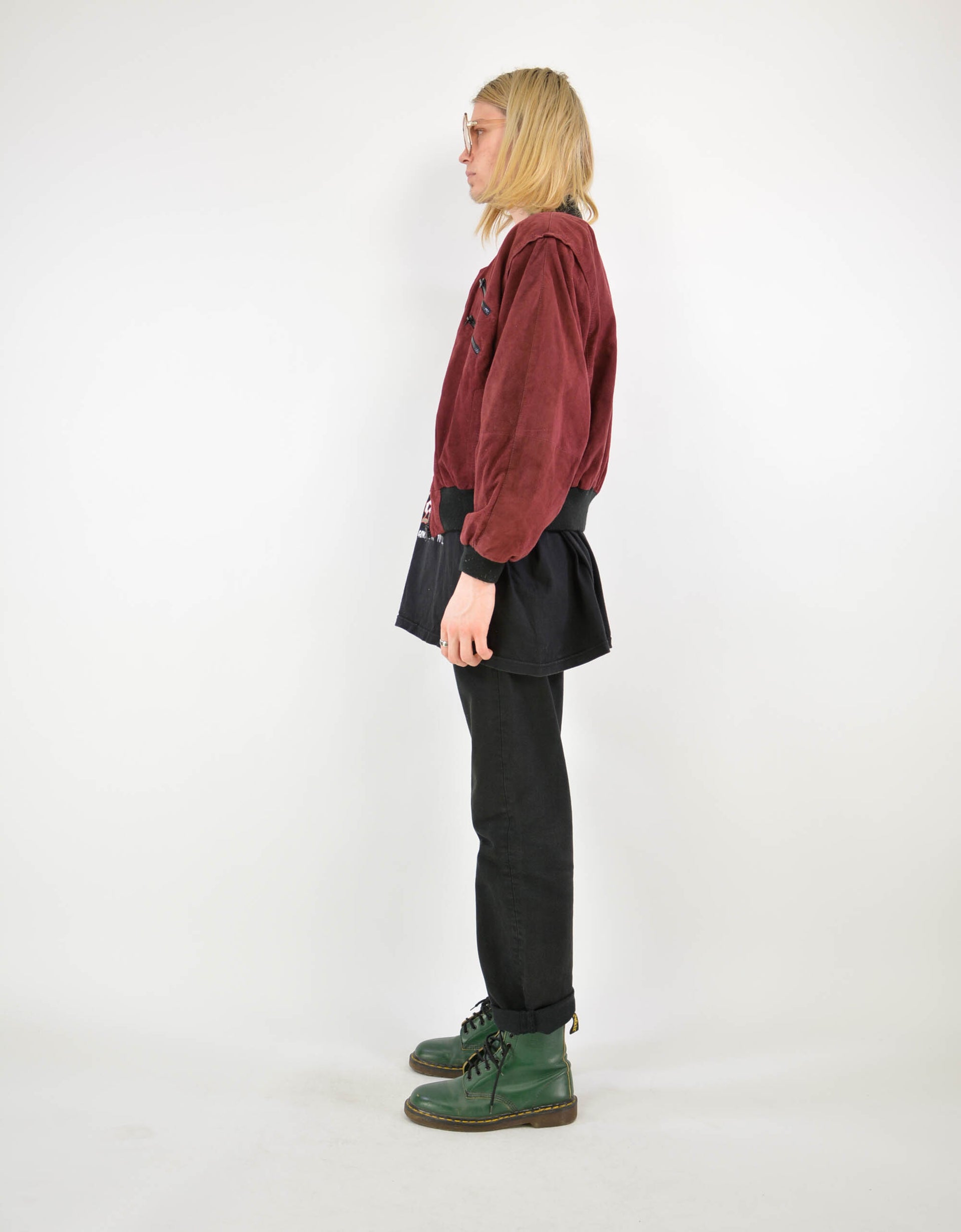 80s suede leather jacket - PICKNWEIGHT - VINTAGE KILO STORE
