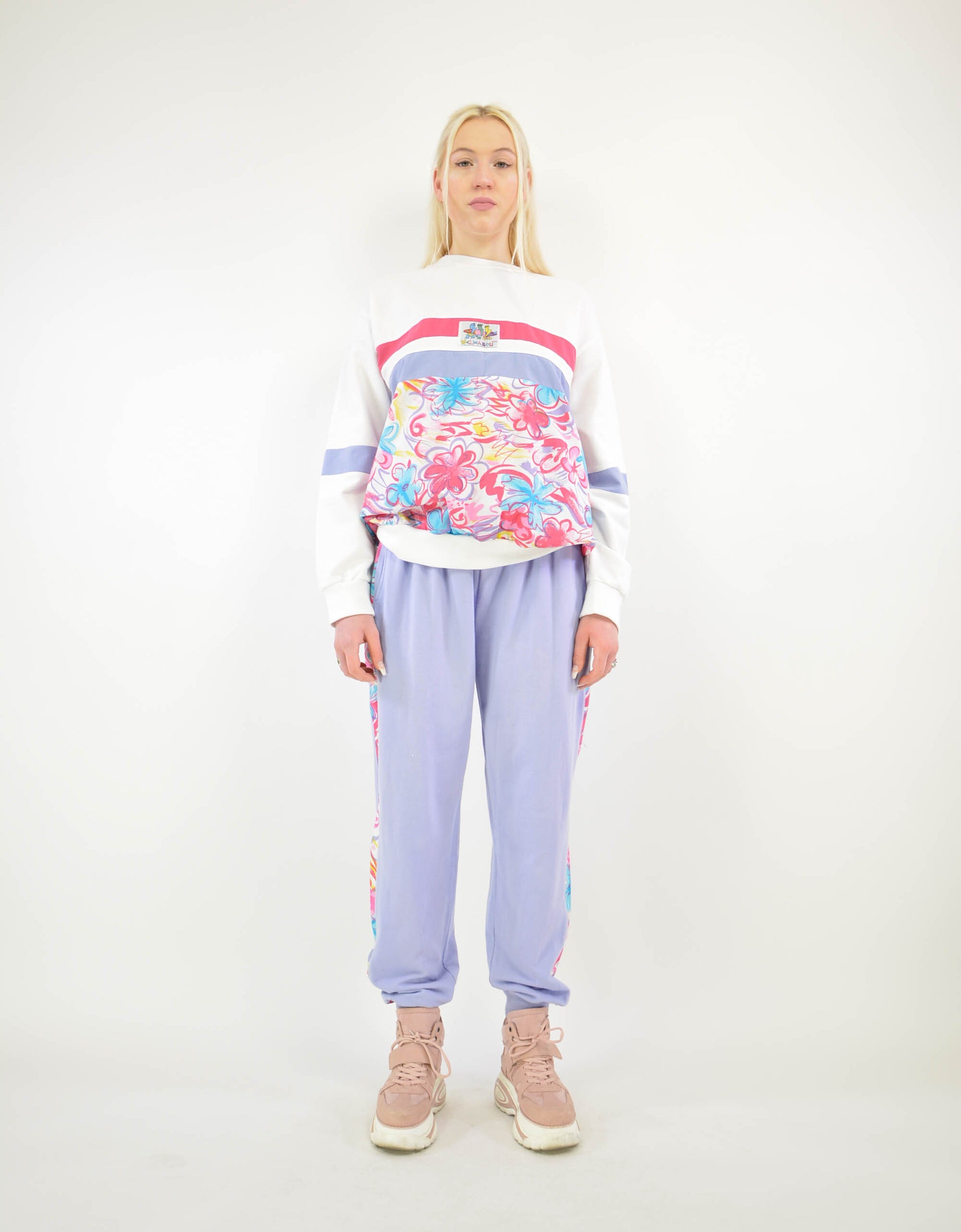 80s floral sweater - PICKNWEIGHT - VINTAGE KILO STORE