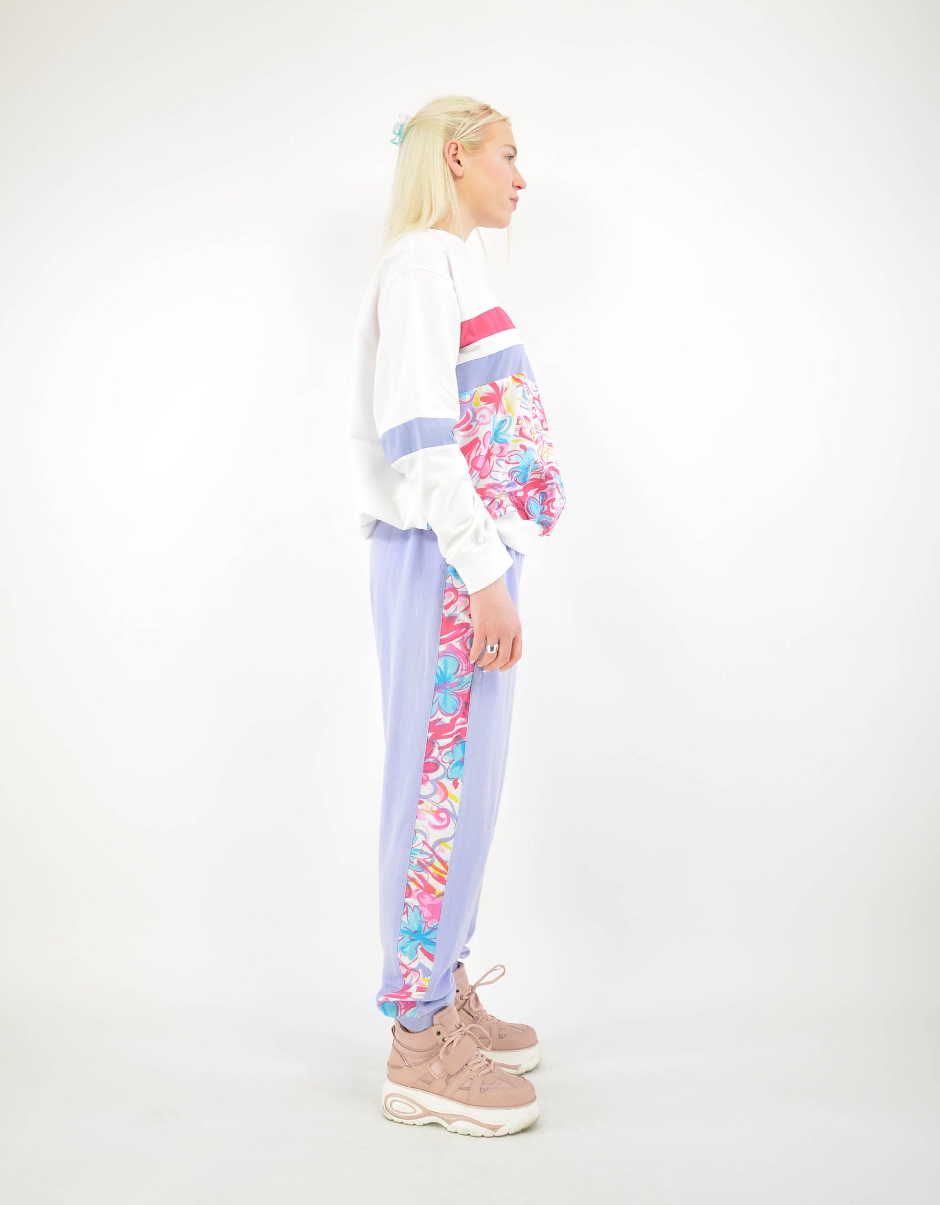 80s floral sweater - PICKNWEIGHT - VINTAGE KILO STORE