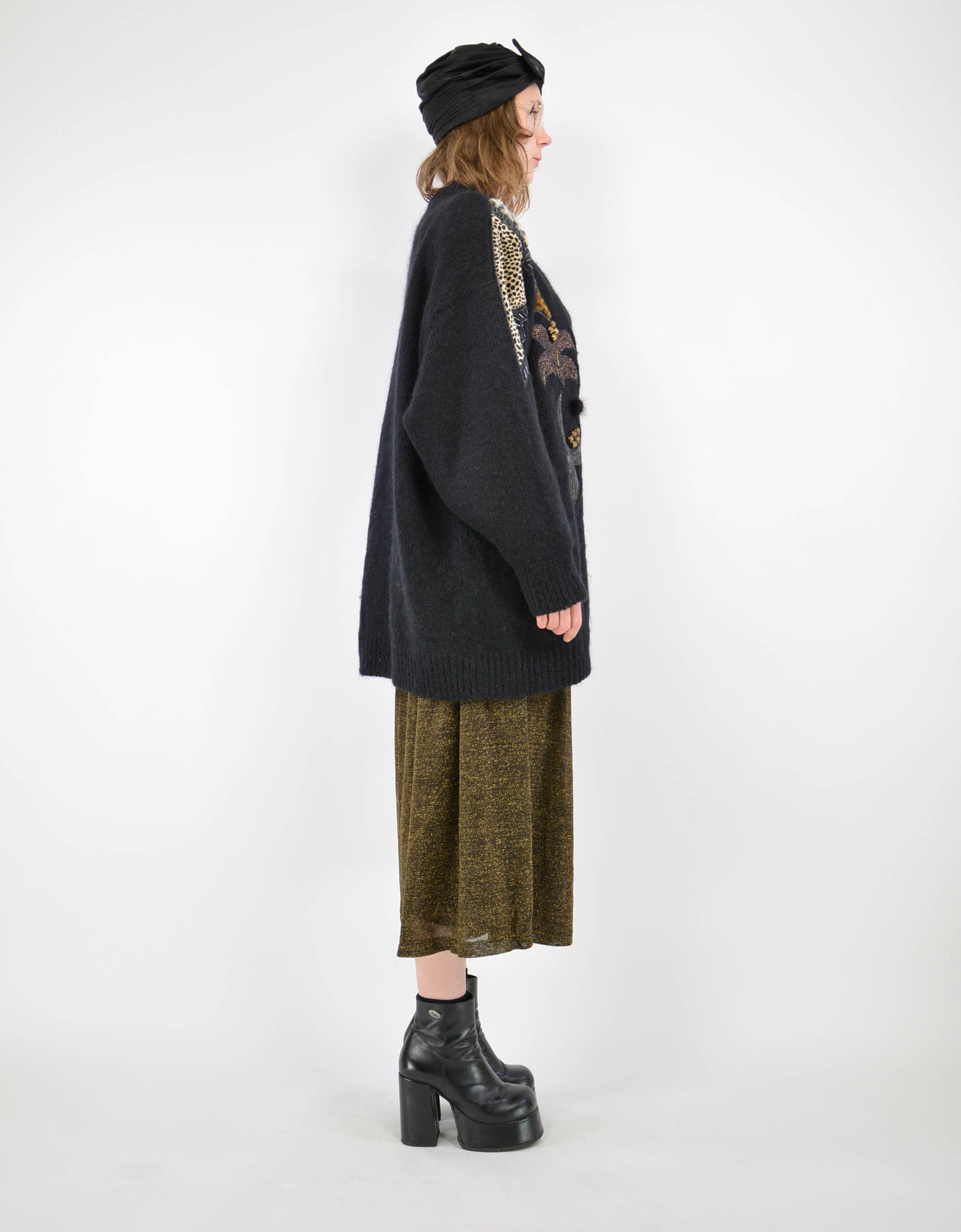 Leopard cardigan knitwear - PICKNWEIGHT - VINTAGE KILO STORE