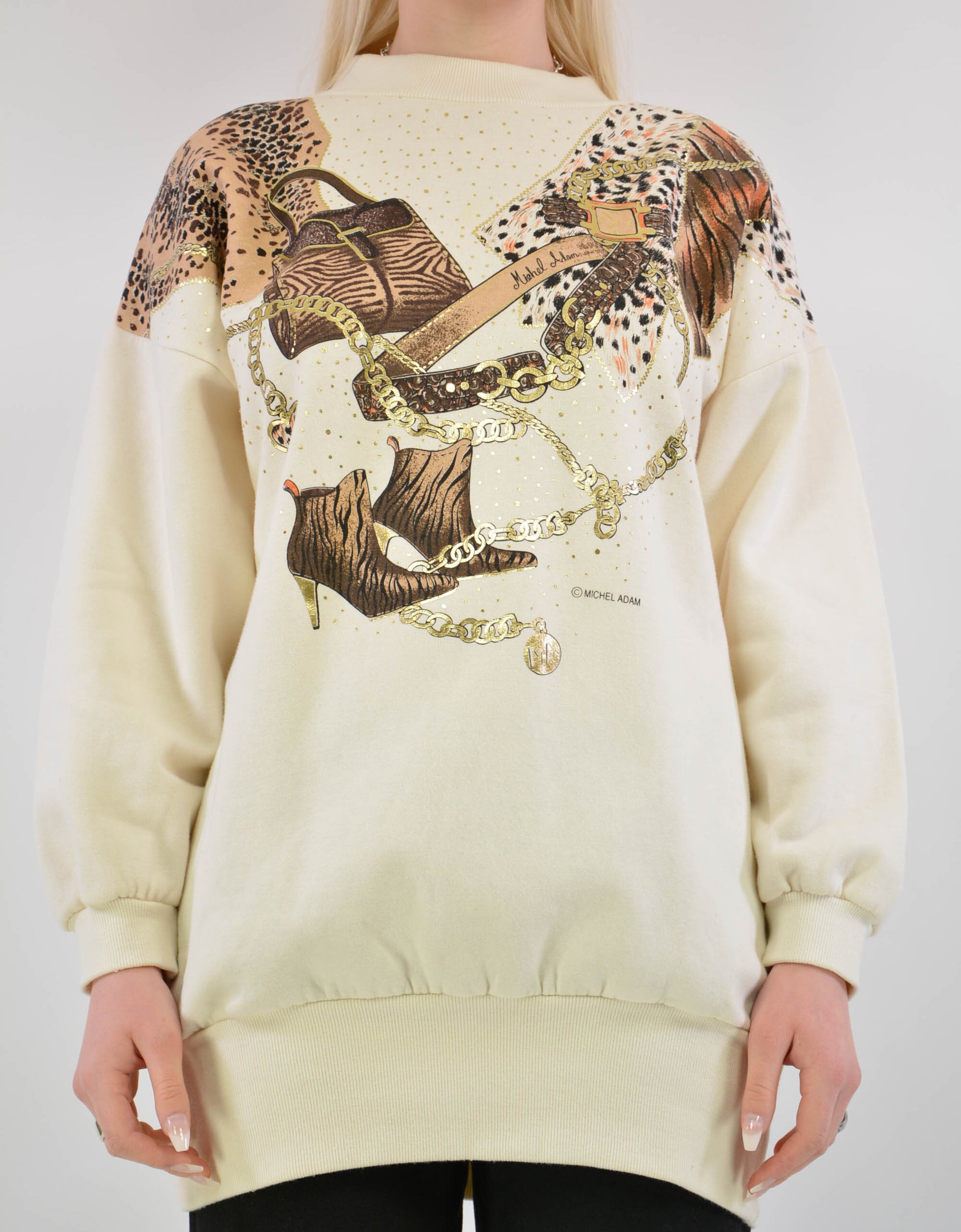 Printed sweater - PICKNWEIGHT - VINTAGE KILO STORE